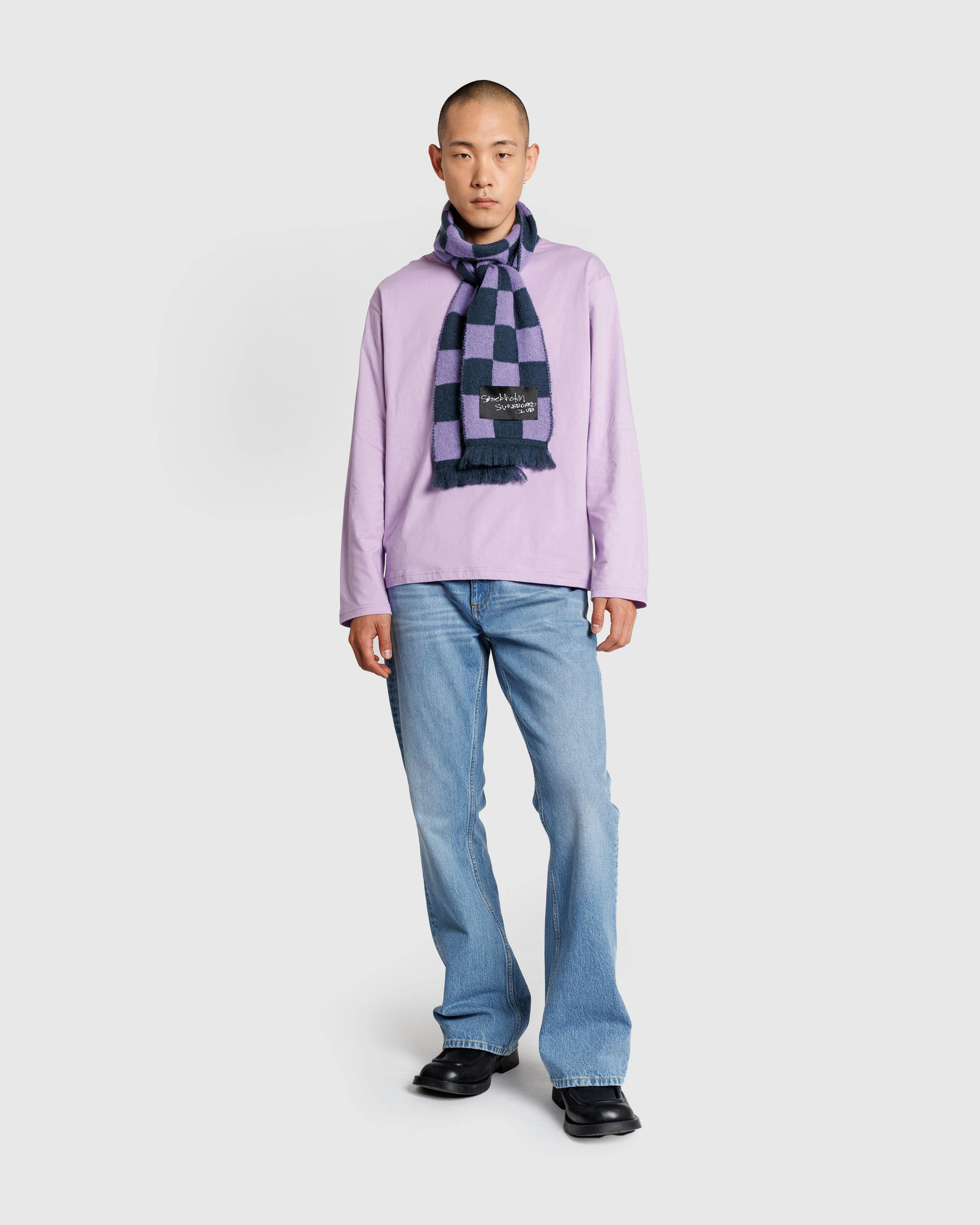 Stockholm Surfboard Club – Greg Longsleeve Orchid - Longsleeves - Purple - Image 3