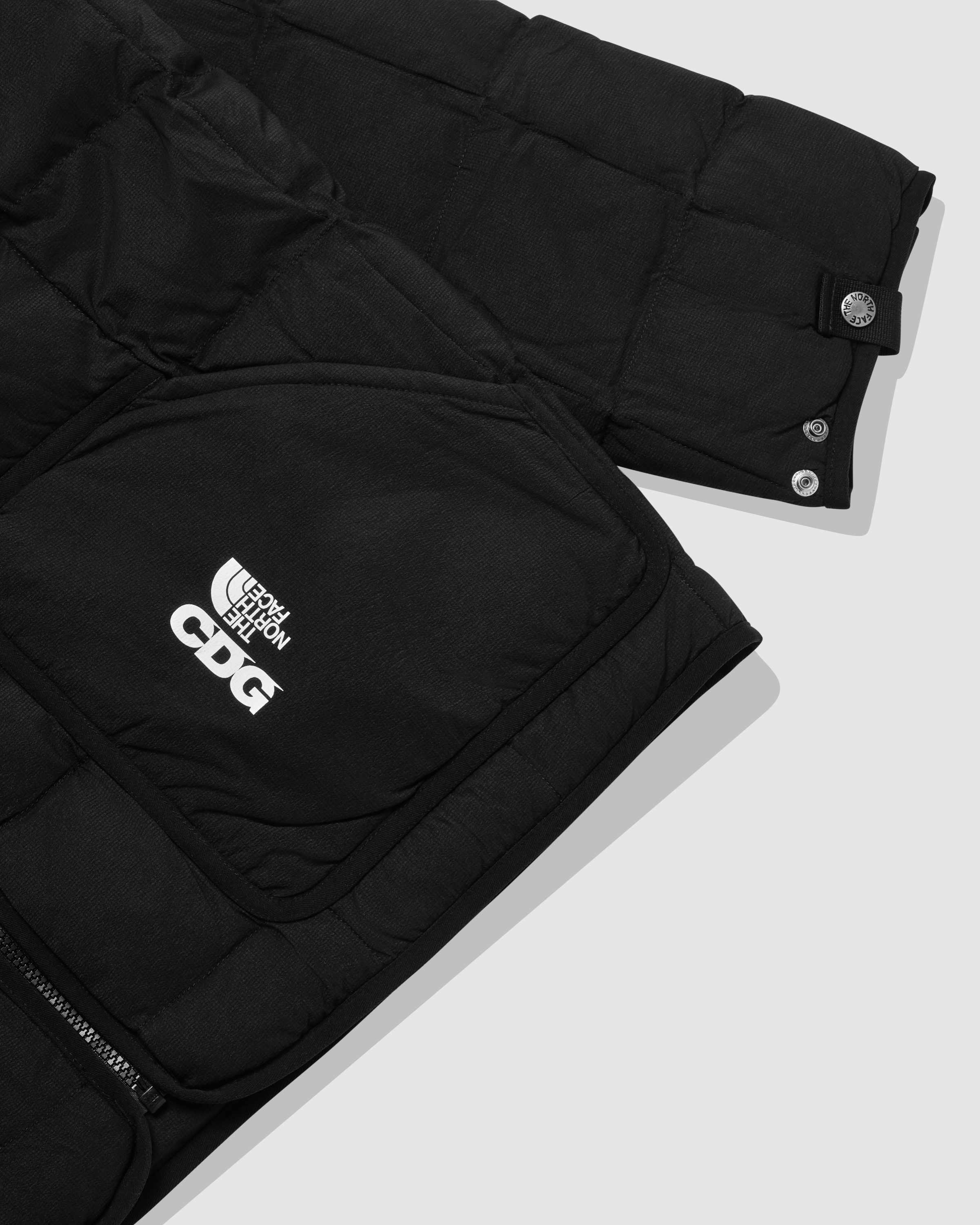 the north face x COMME des GARÇONS tnf x cdg black and green fall wither 2024 collab collection