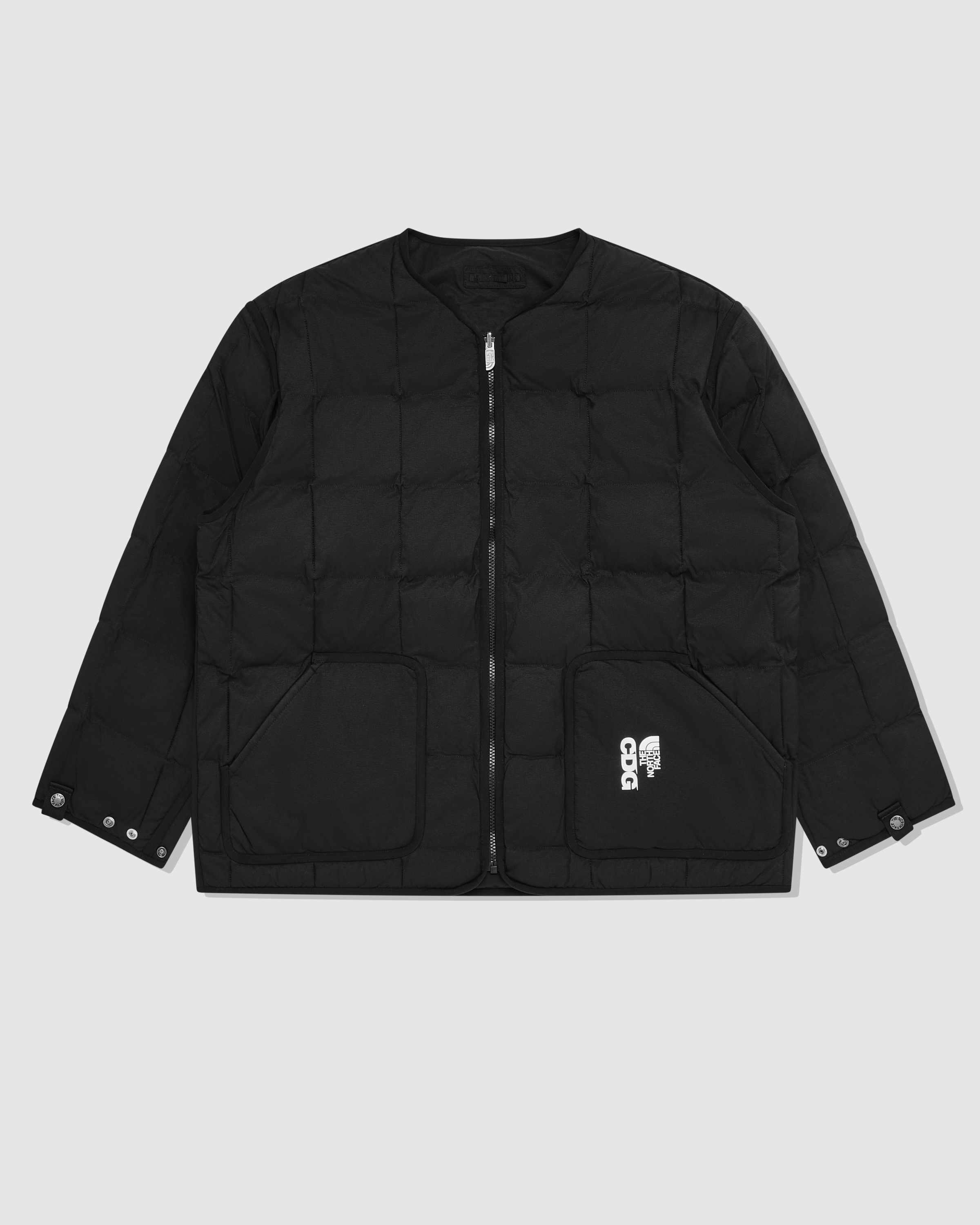 the north face x COMME des GARÇONS tnf x cdg black and green fall wither 2024 collab collection