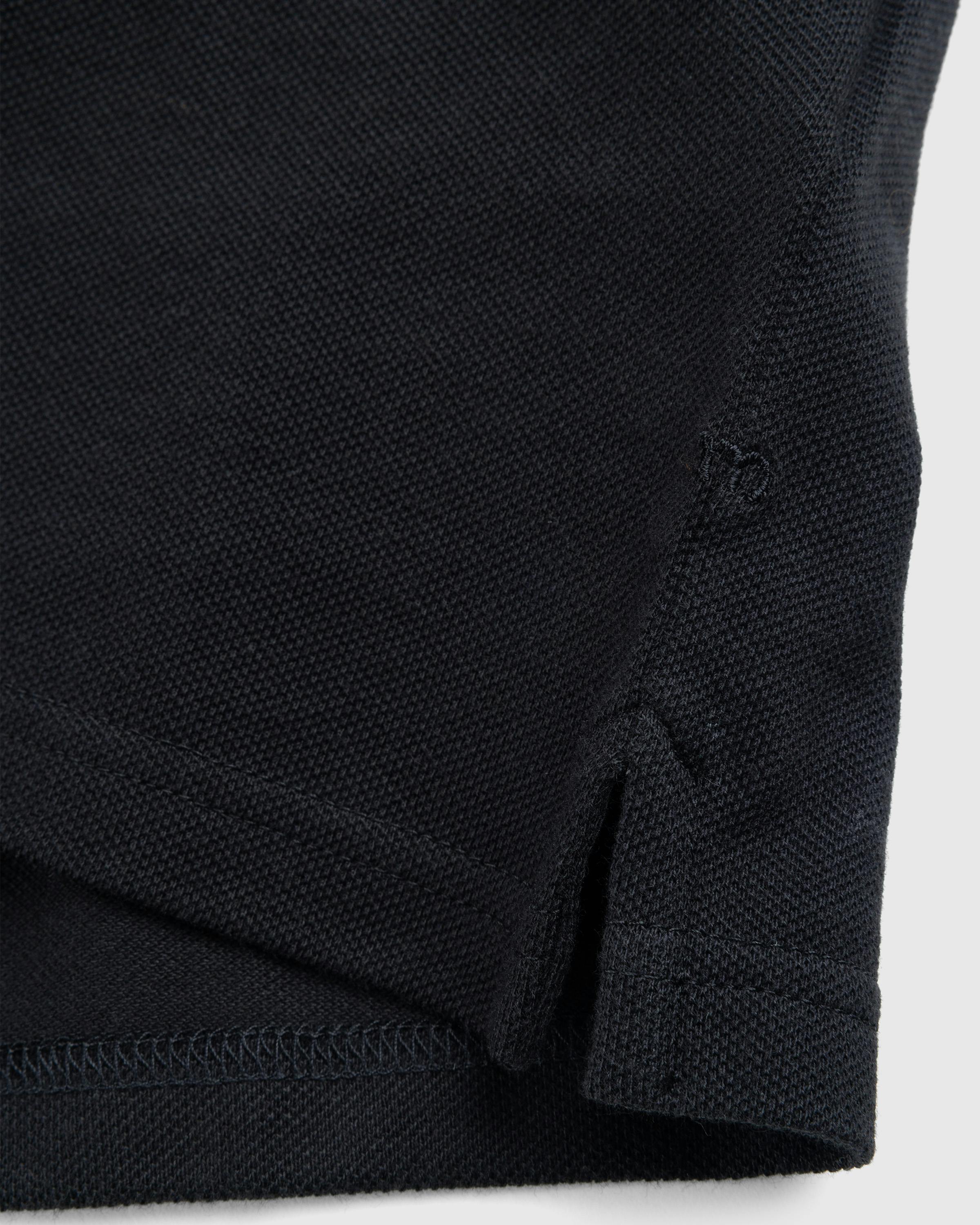 Meta Campania Collective – Frank Long-Sleeve Jersey Cotton Piquet Polo Black - Polos - Black - Image 5