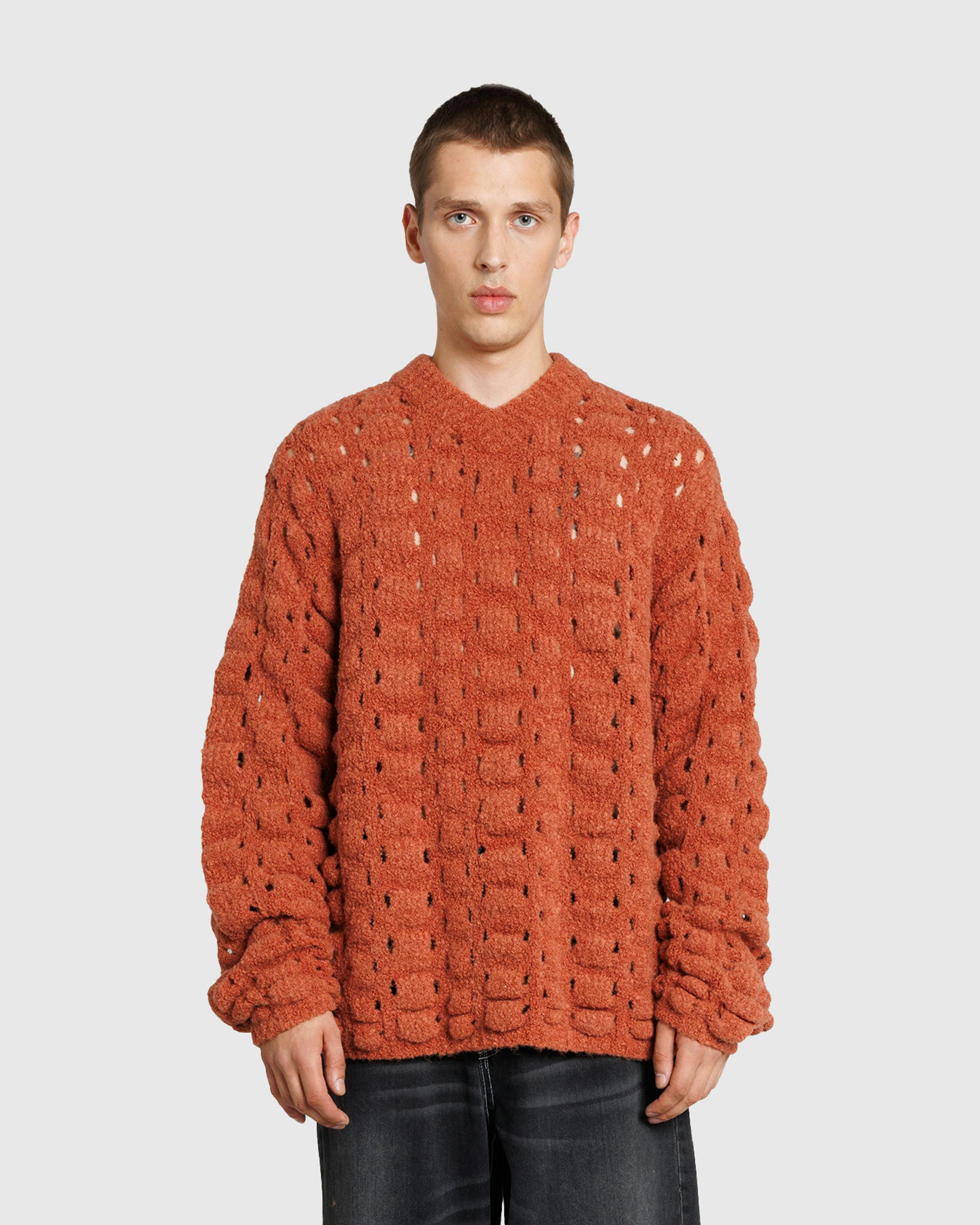 Séfr – Othello Sweater Warm Boucle - Crewnecks - Orange - Image 2