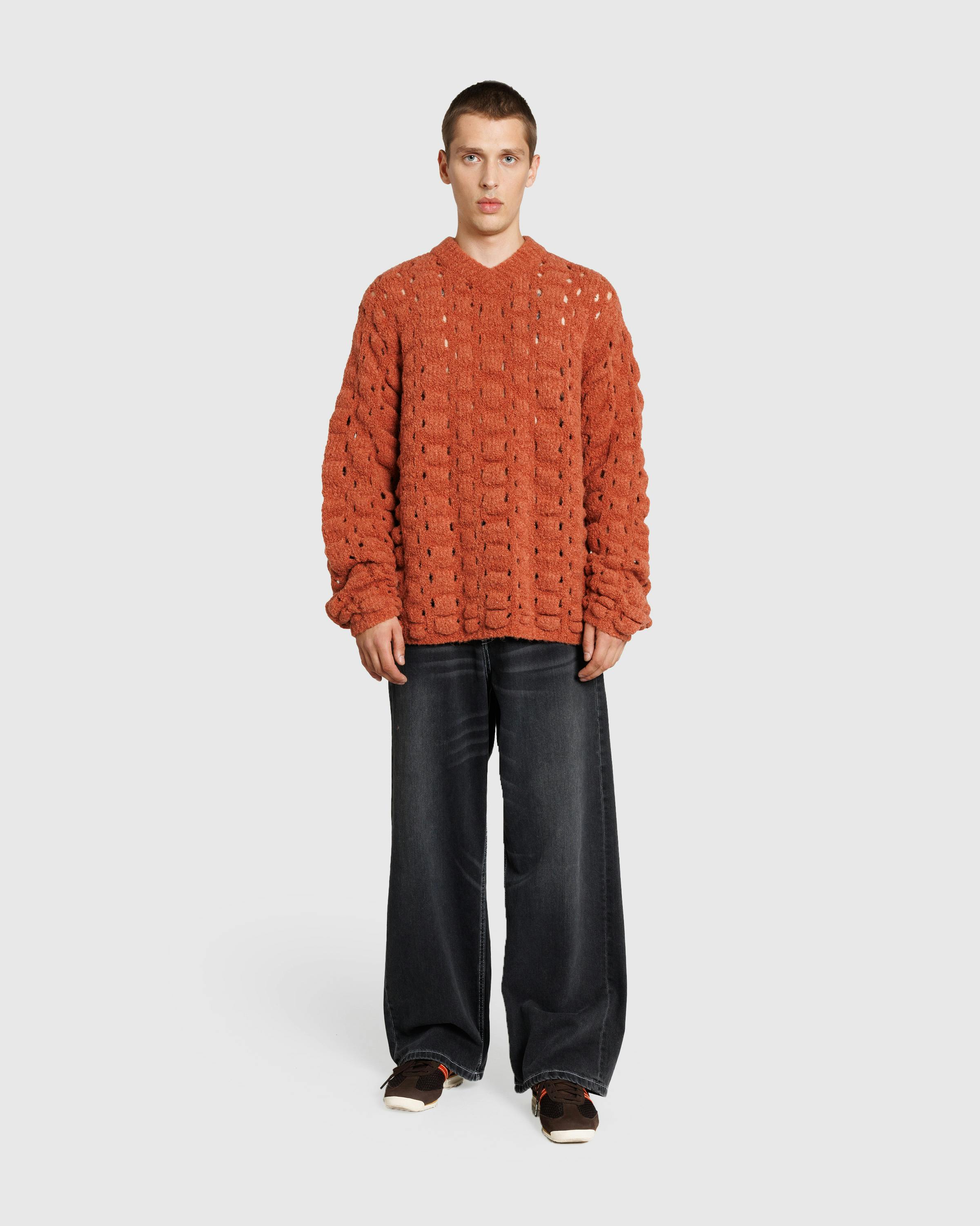 Séfr – Othello Sweater Warm Boucle - Crewnecks - Orange - Image 3