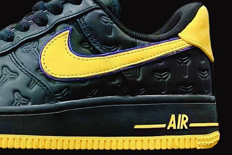 kobe bryant nike air force 1 low sneakers