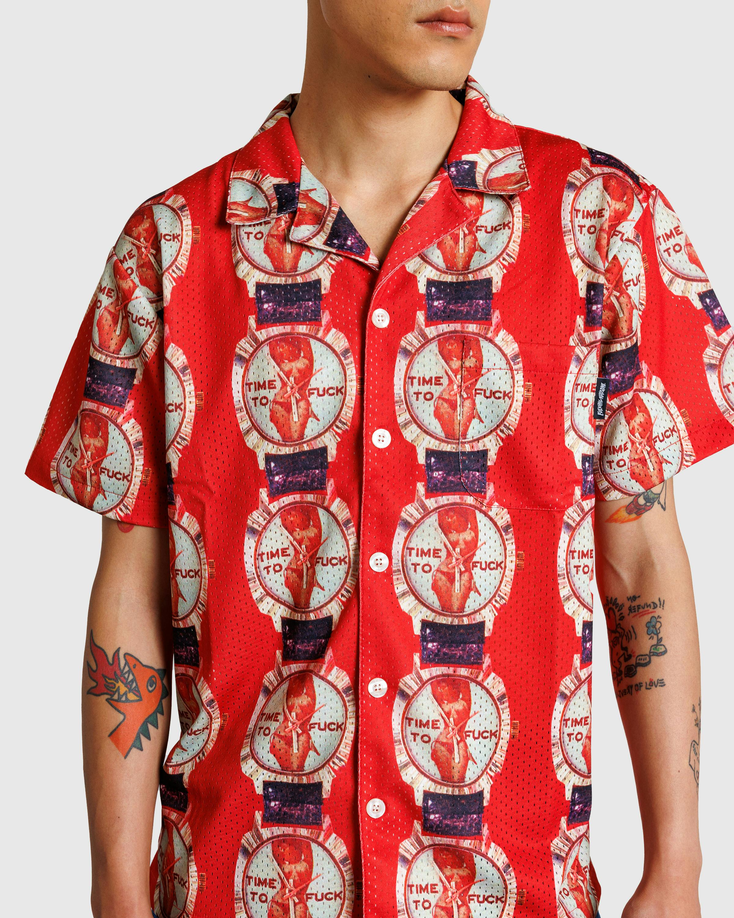 Fucking Awesome – TTF Club Shirt AOP - Shortsleeve Shirts - Multi - Image 5