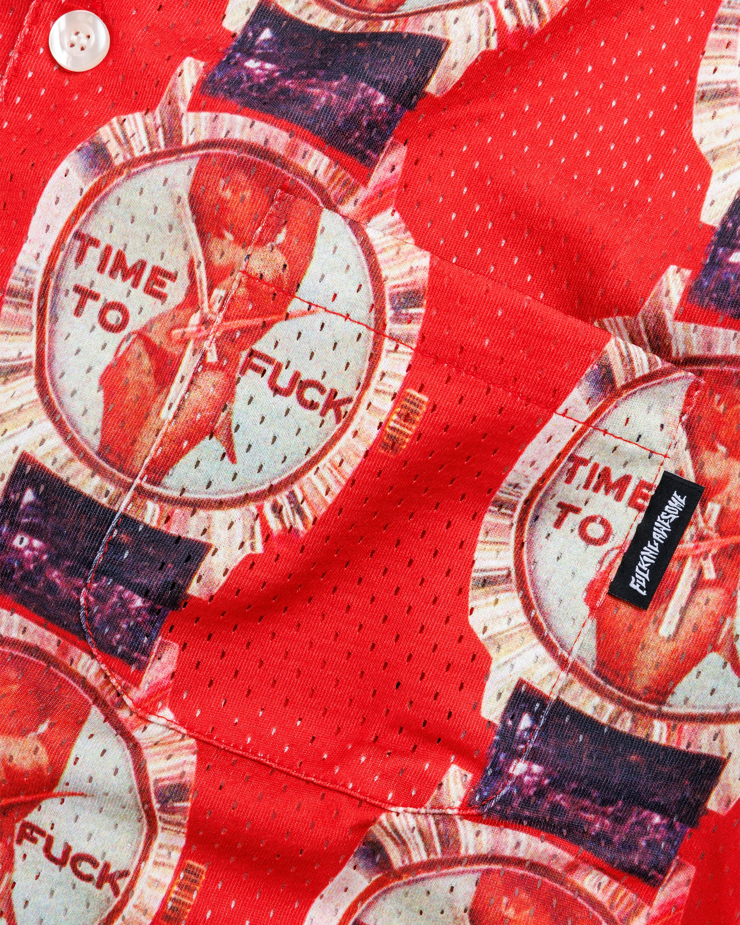 Fucking Awesome – TTF Club Shirt AOP - Shortsleeve Shirts - Multi - Image 7