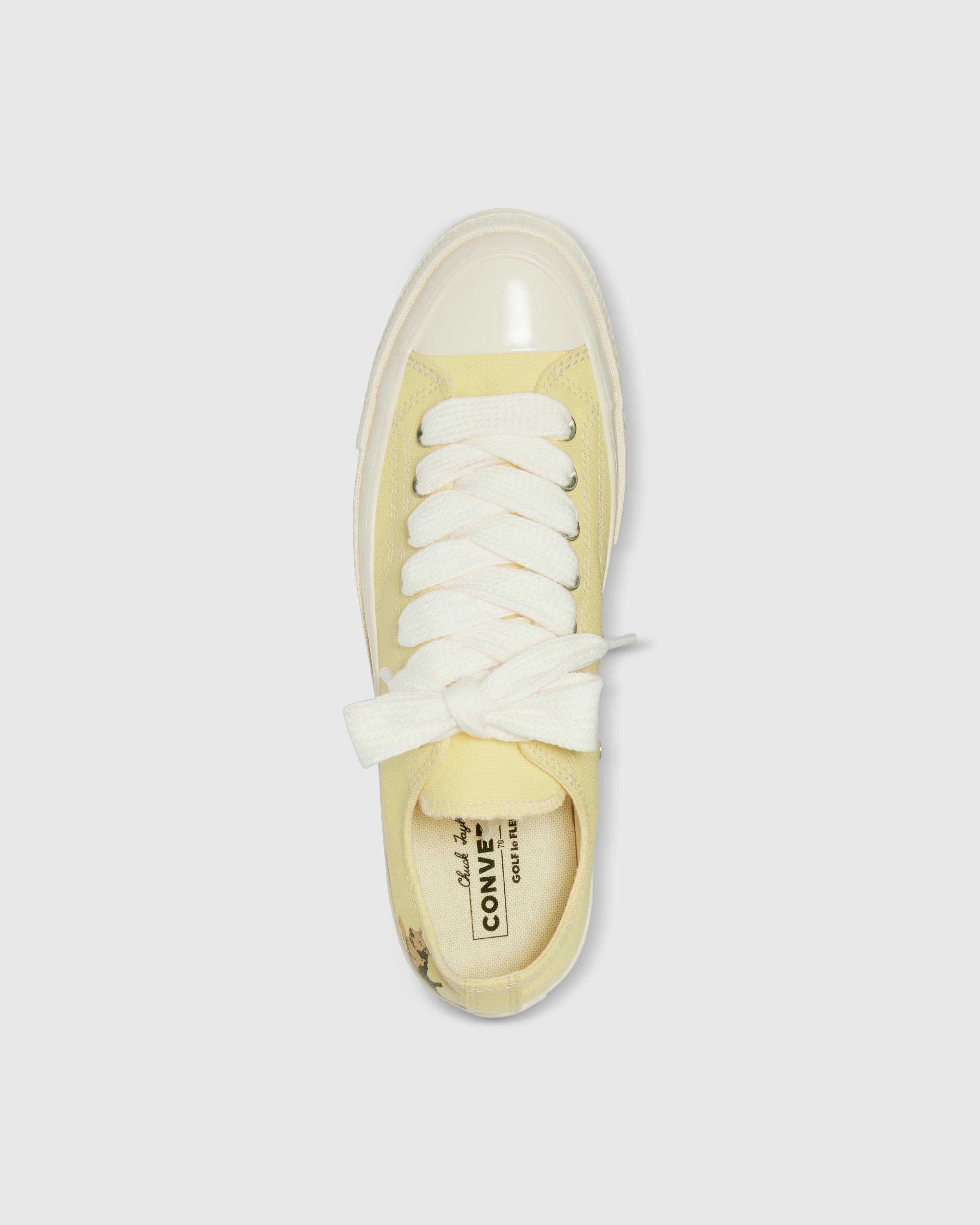 Converse x Golf Le Fleur – Chuck 70 Lemon Meringue/Multi - High Top Sneakers - Yellow - Image 3