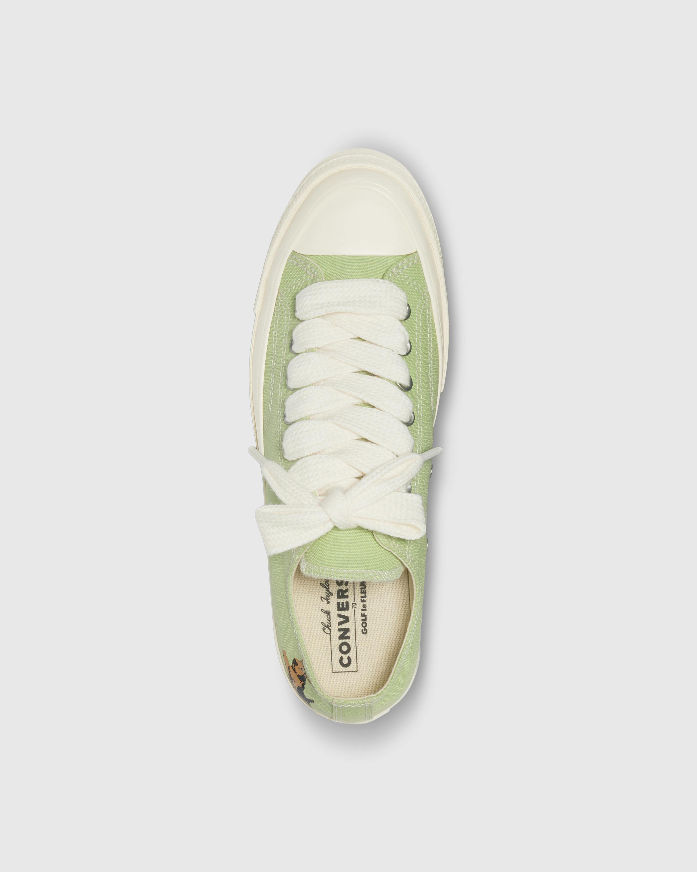 Converse x Golf Le Fleur – Chuck 70 Margarita/Multi/Winter White - High Top Sneakers - Green - Image 4