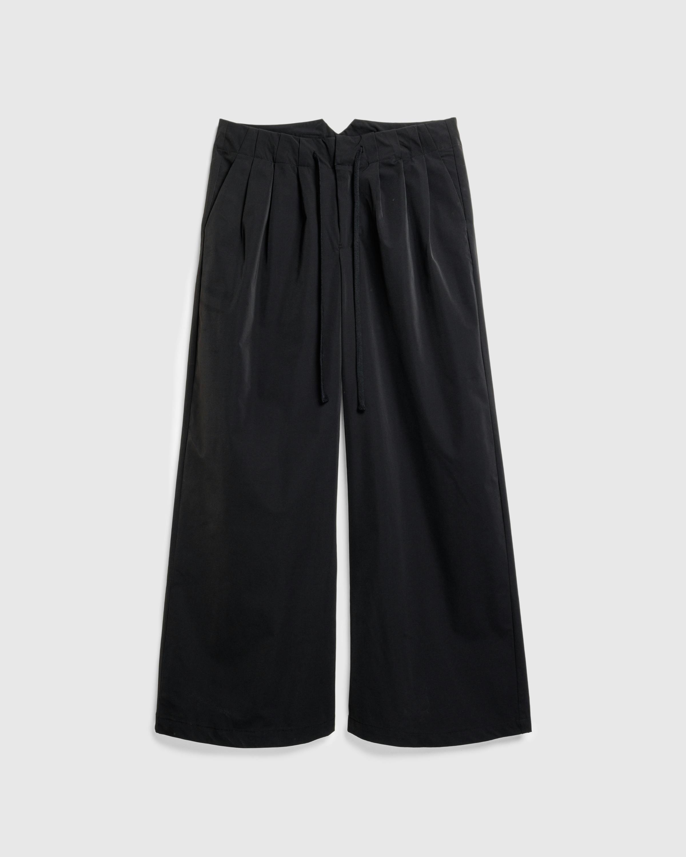 Entire Studios – Cinch Pant Soot - Trousers - Black - Image 1