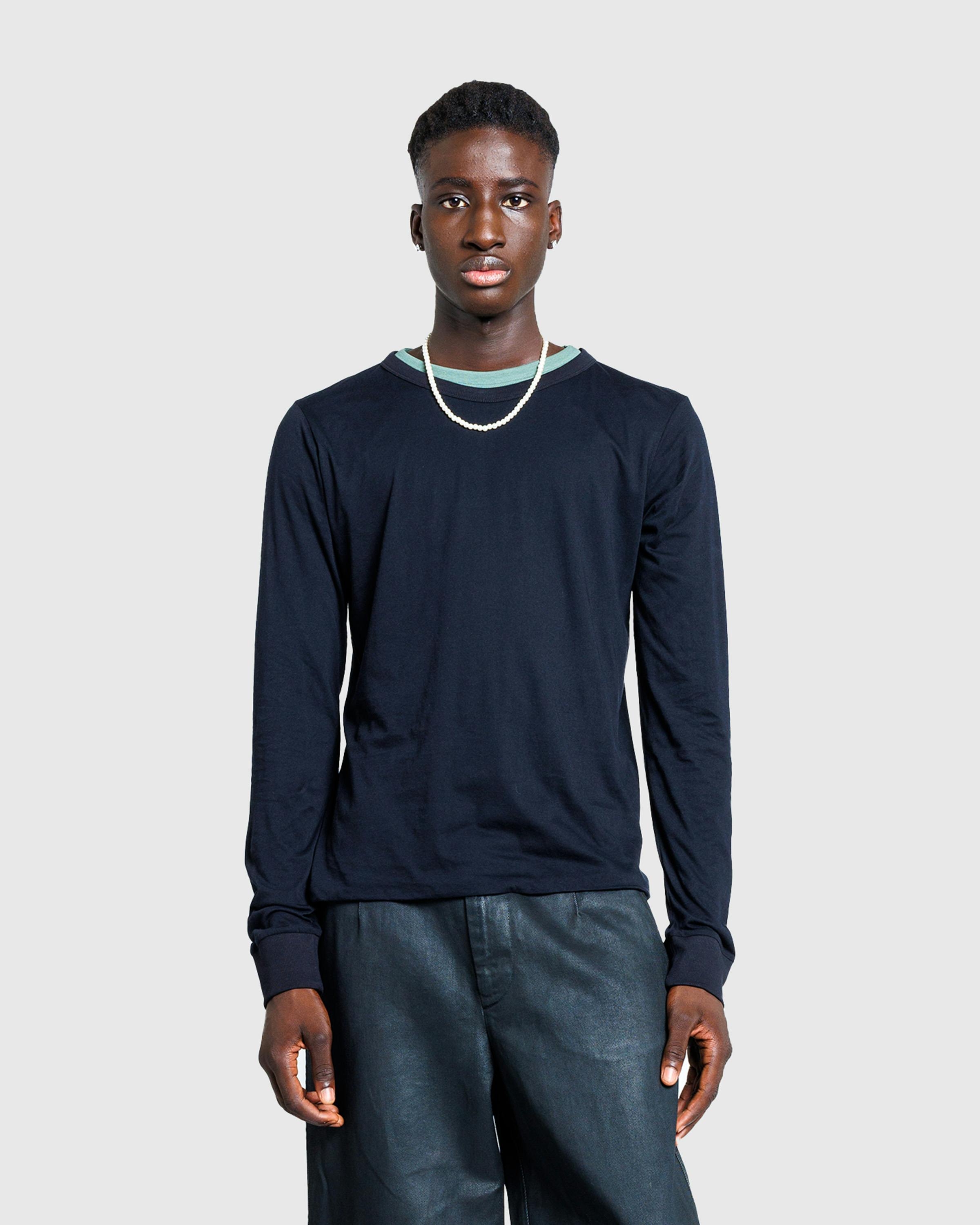 Dries van Noten – Long-Sleeve Tee Black - Longsleeves - Black - Image 2