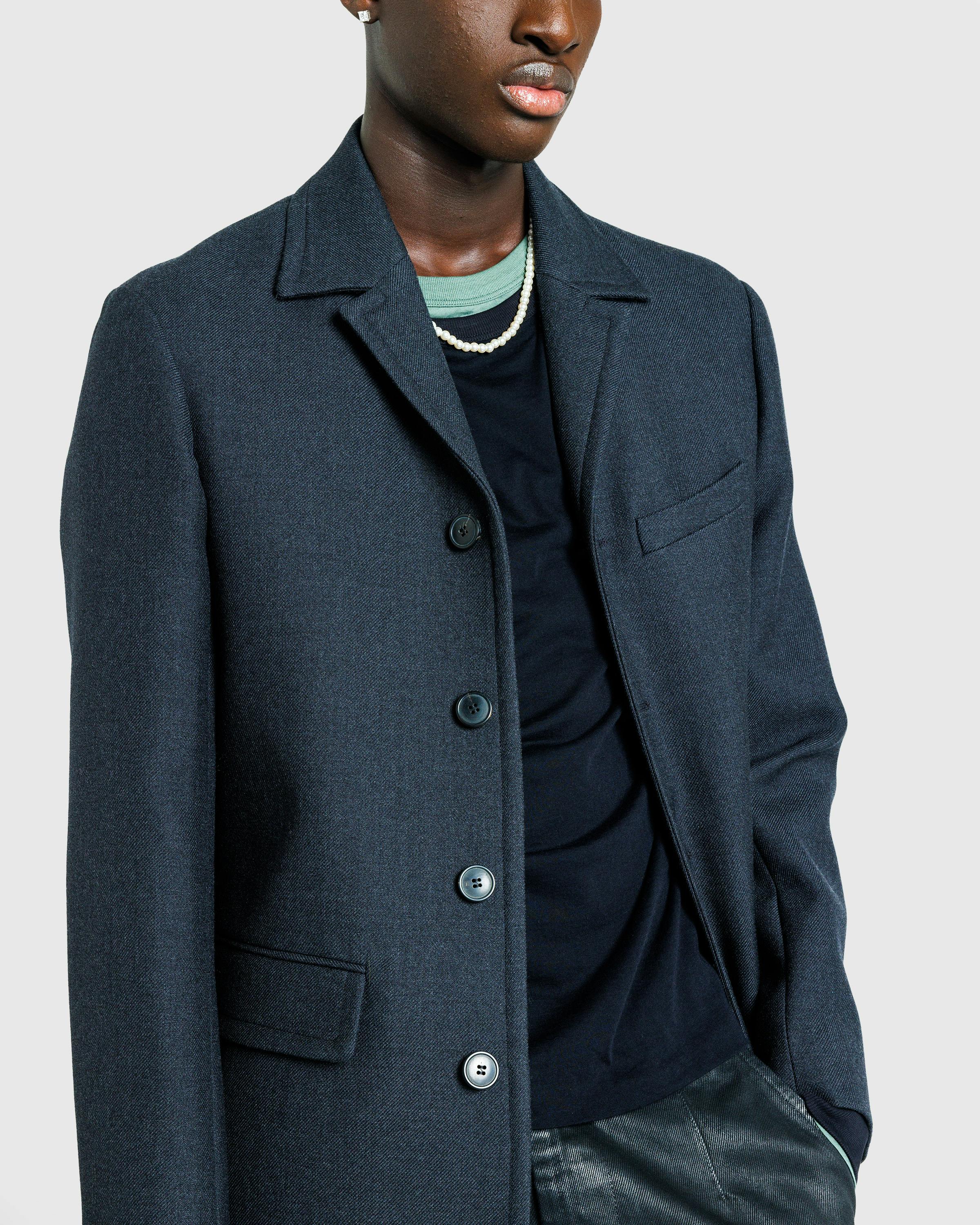 Dries van Noten – Wool Blazer Anthracite - Jackets - Grey - Image 5