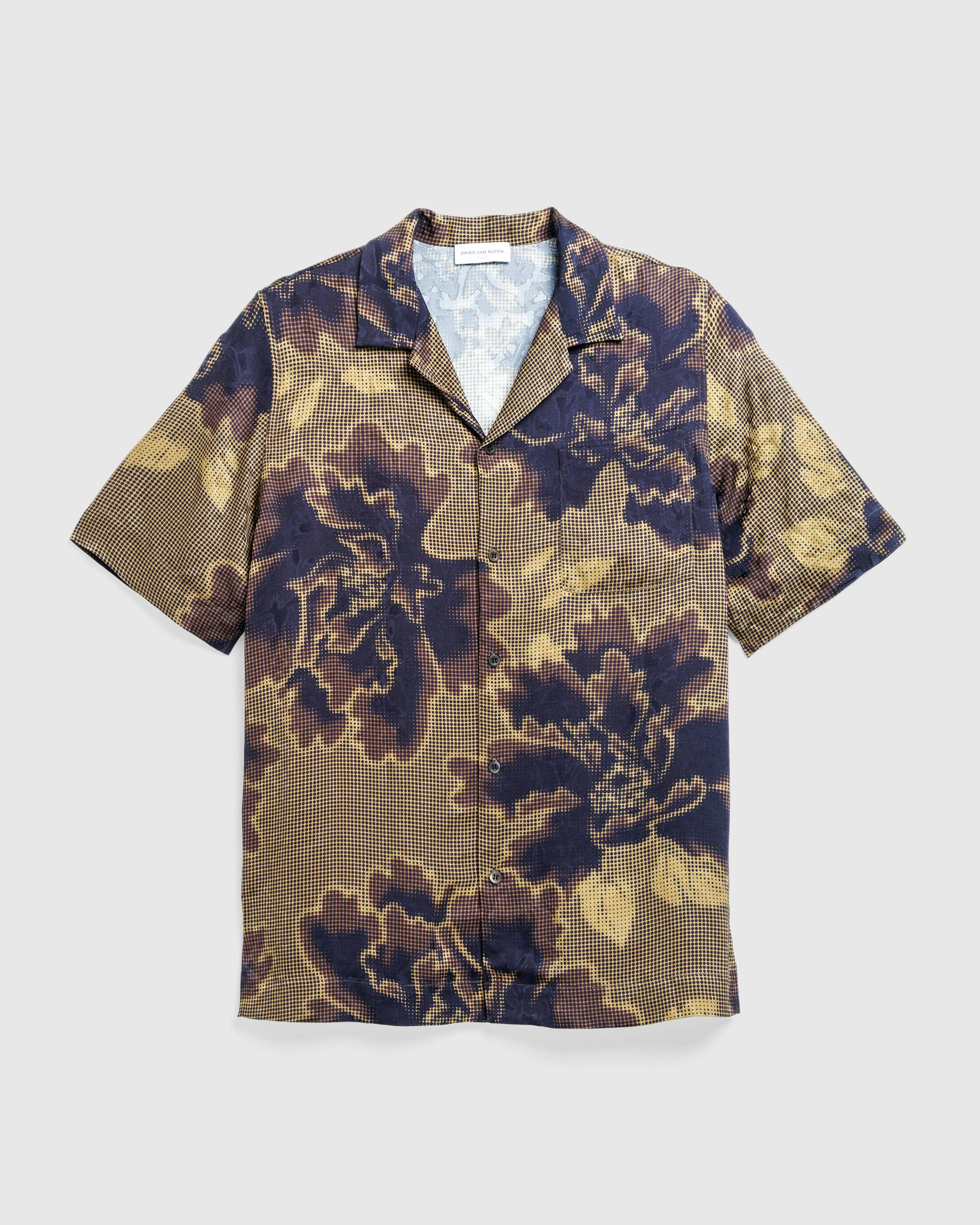 Dries van Noten – Carltone Shirt Brown - Shortsleeve Shirts - Brown - Image 1