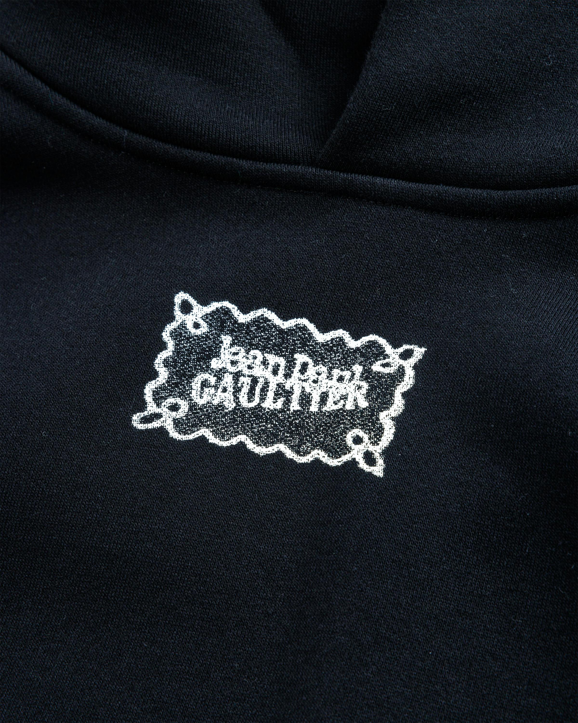 Jean Paul Gaultier – Lace Label Hoodie Black/White - Hoodies - Black - Image 7