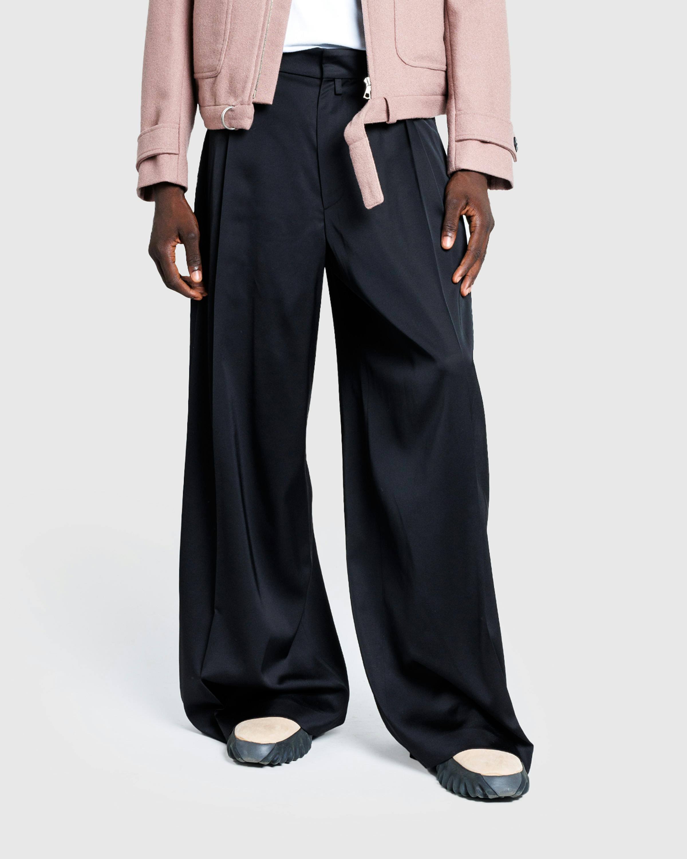 Dries van Noten – Piers Pleated Pants Black  - Trousers - Black - Image 2