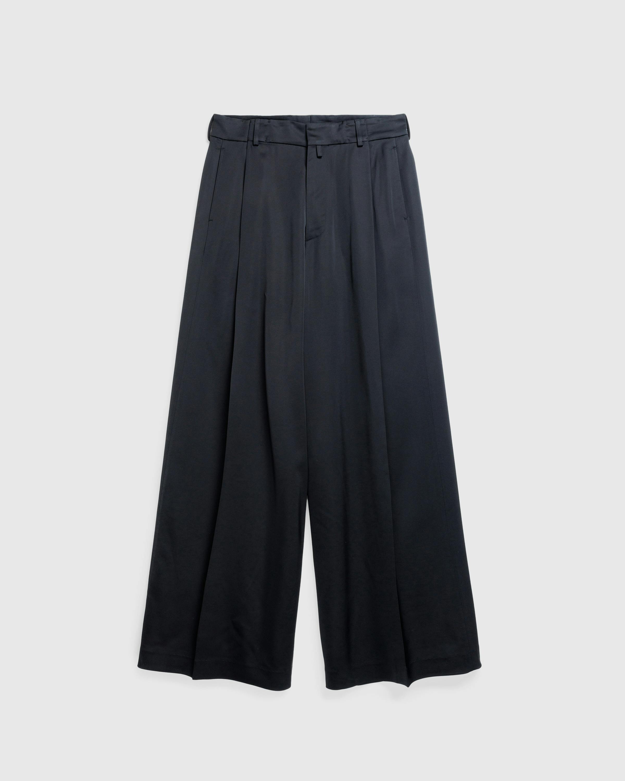 Dries van Noten – Piers Pleated Pants Black  - Trousers - Black - Image 1