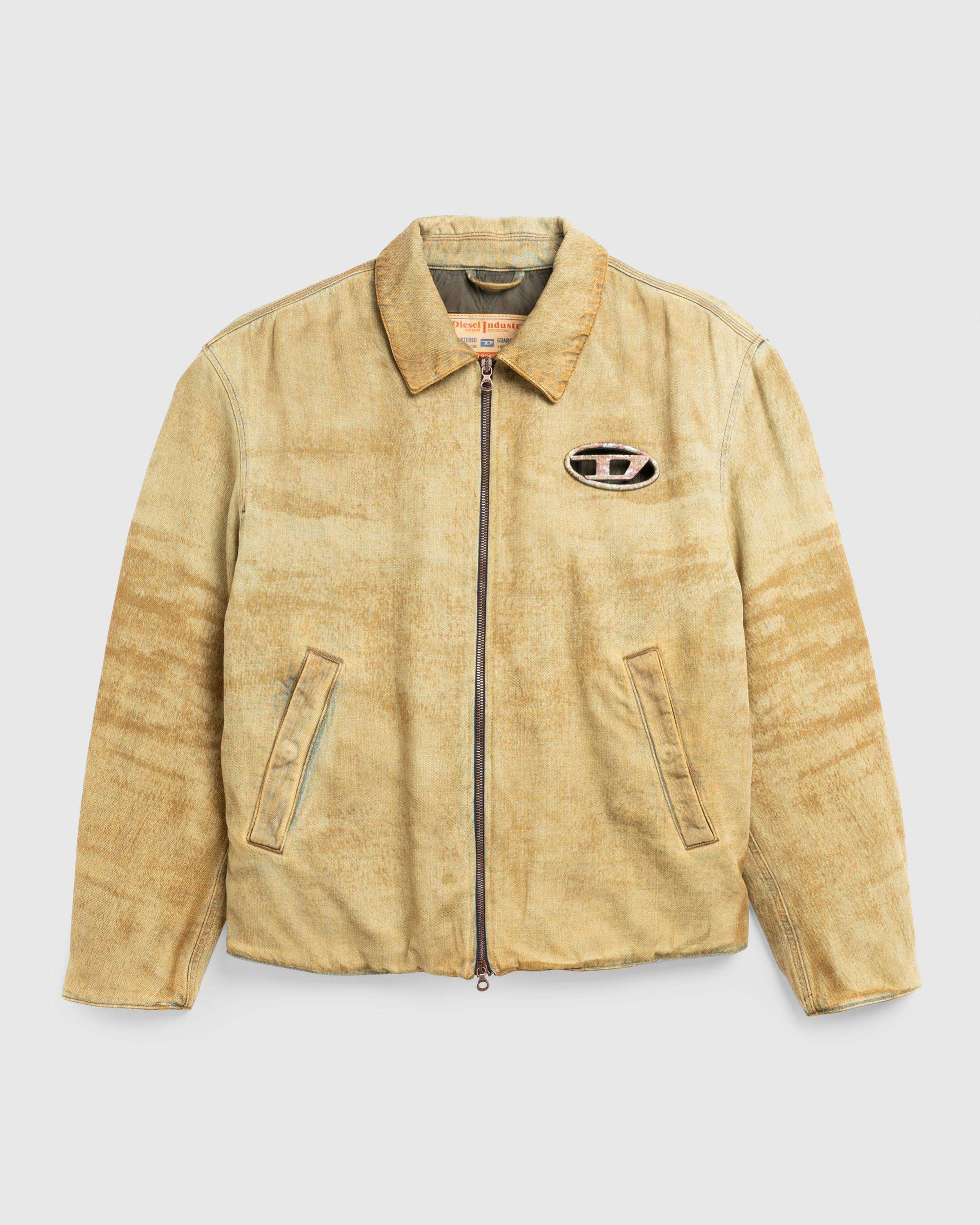 Diesel – D-Stack-FSF Jacket Sand - Bomber Jackets - Blue - Image 1