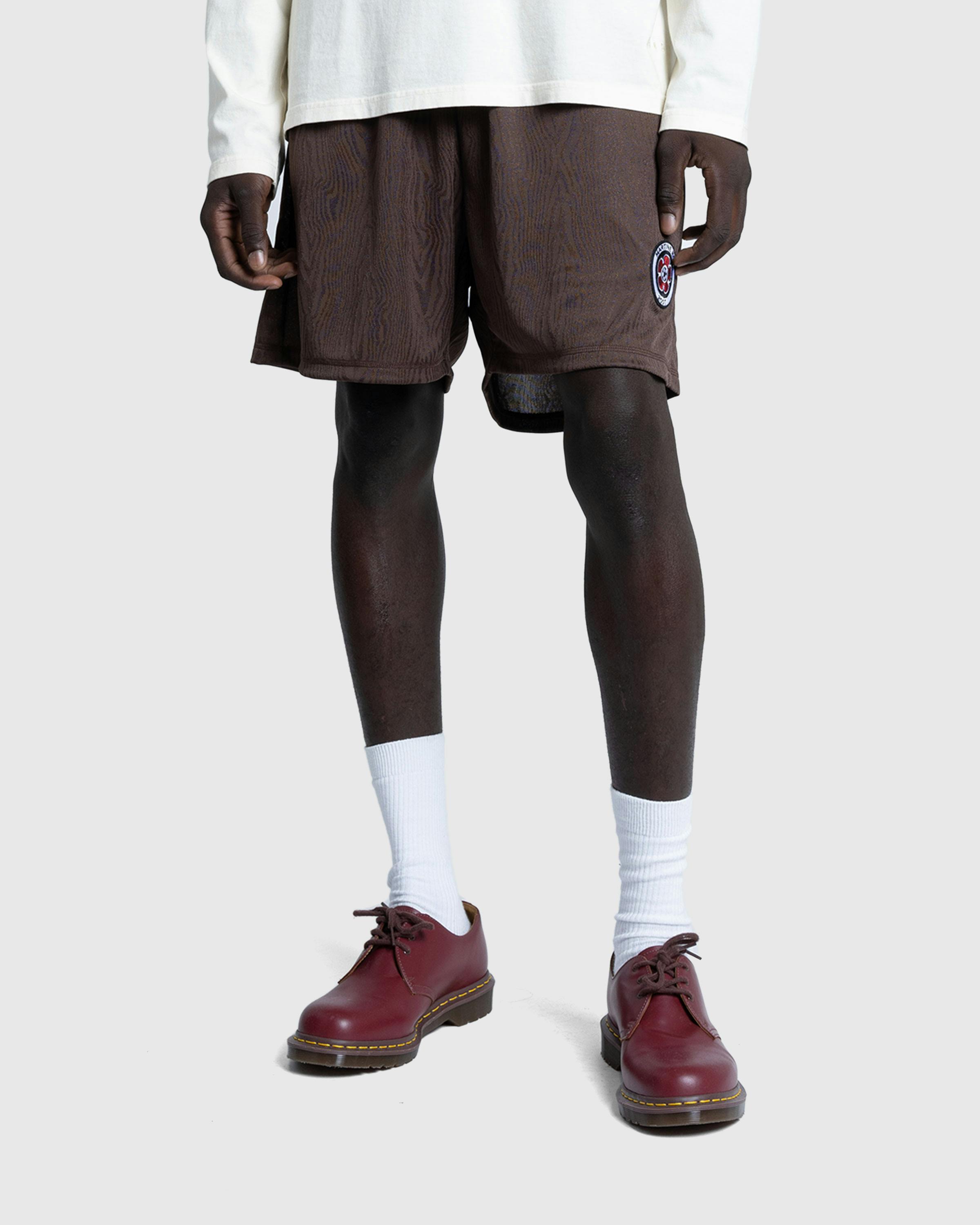 Martine Rose – Double Football Shorts Brown - Short Cuts - Brown - Image 2