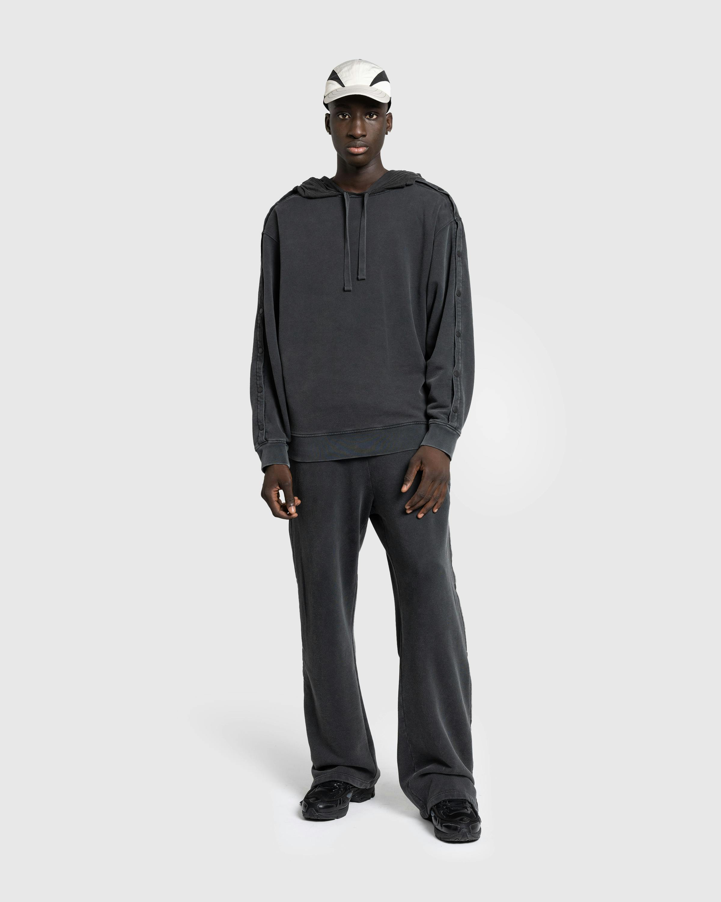 Y/Project – Snap Insert Sweatpants Vintage Black - Sweatpants - Grey - Image 3