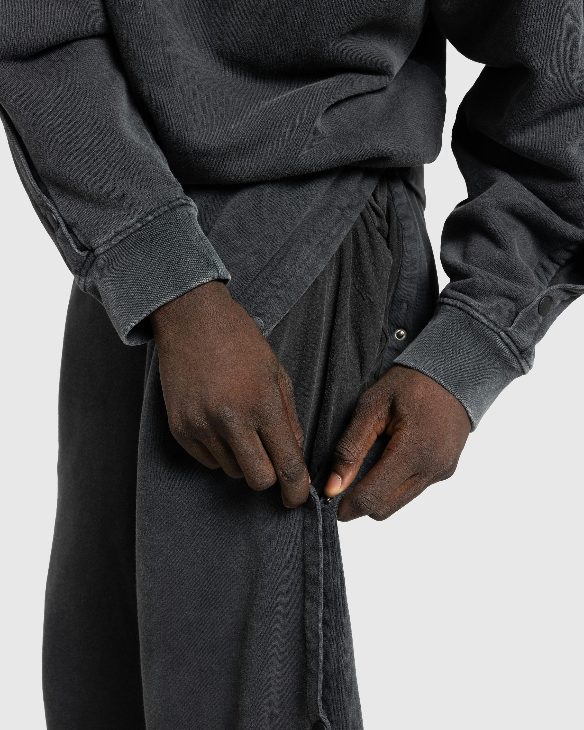 Y/Project – Snap Insert Sweatpants Vintage Black - Sweatpants - Grey - Image 4