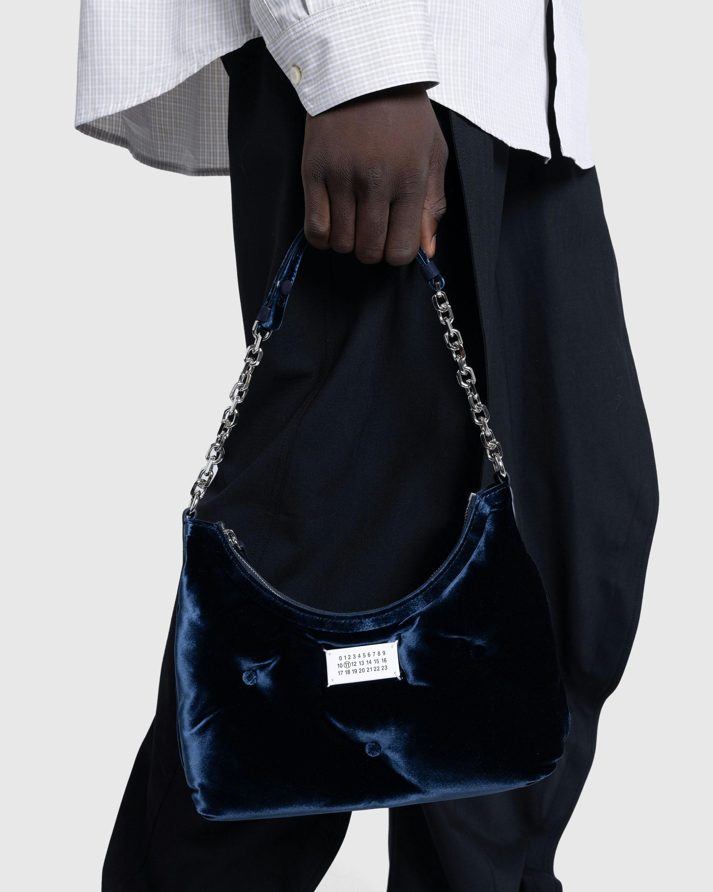 Maison Margiela – Glam Slam Hobo Small Cosmo - Shoulder Bags - Blue - Image 2