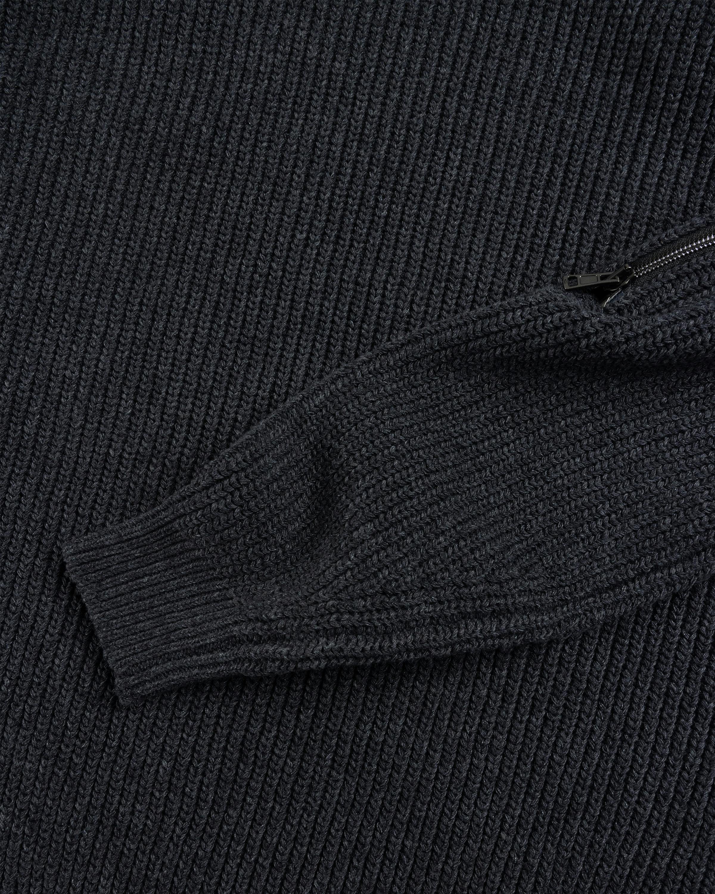 Y/Project – Zip Insert High Neck Pullover Dark Grey - Turtlenecks - Grey - Image 7