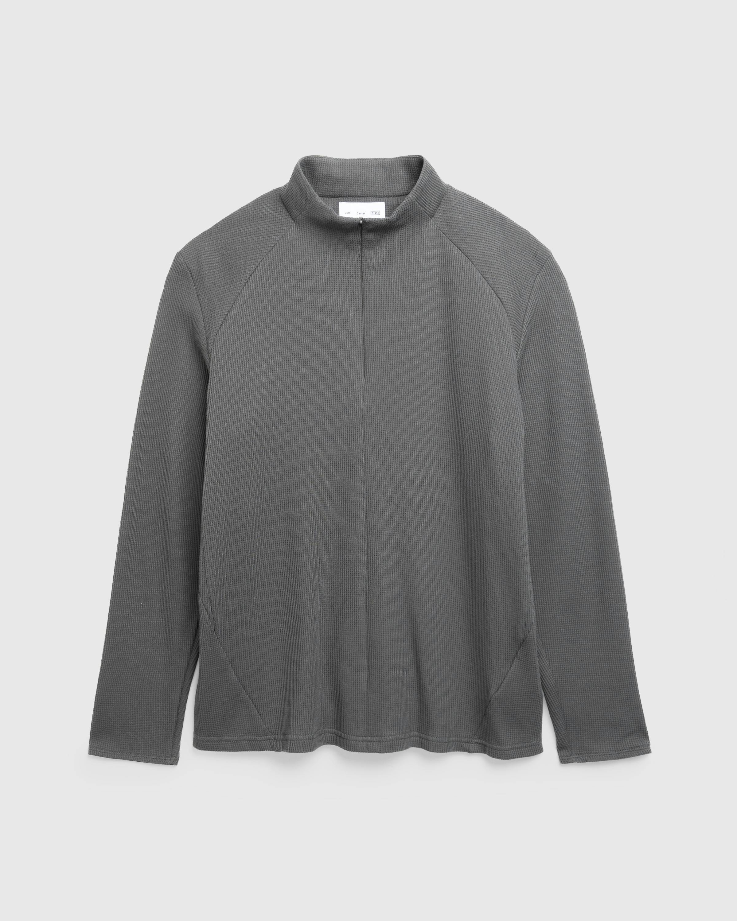 Post Archive Faction (PAF) – 7.0 Long Sleeve Right Charcoal - Fleece Jackets - Grey - Image 1