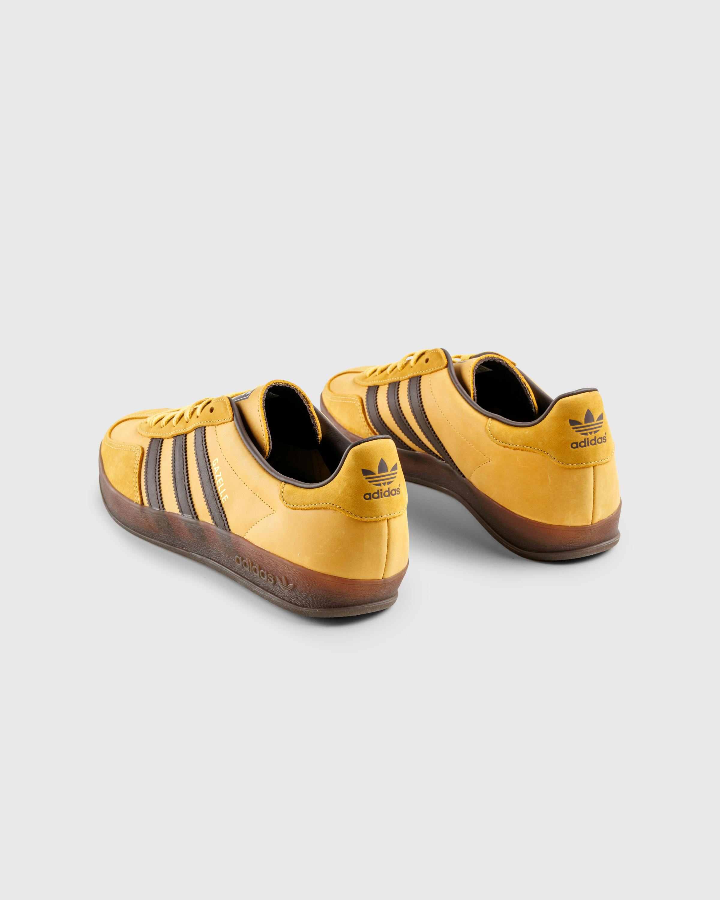 Adidas – Gazelle Indoor Oat/Dark Brown - Low Top Sneakers - Yellow - Image 5