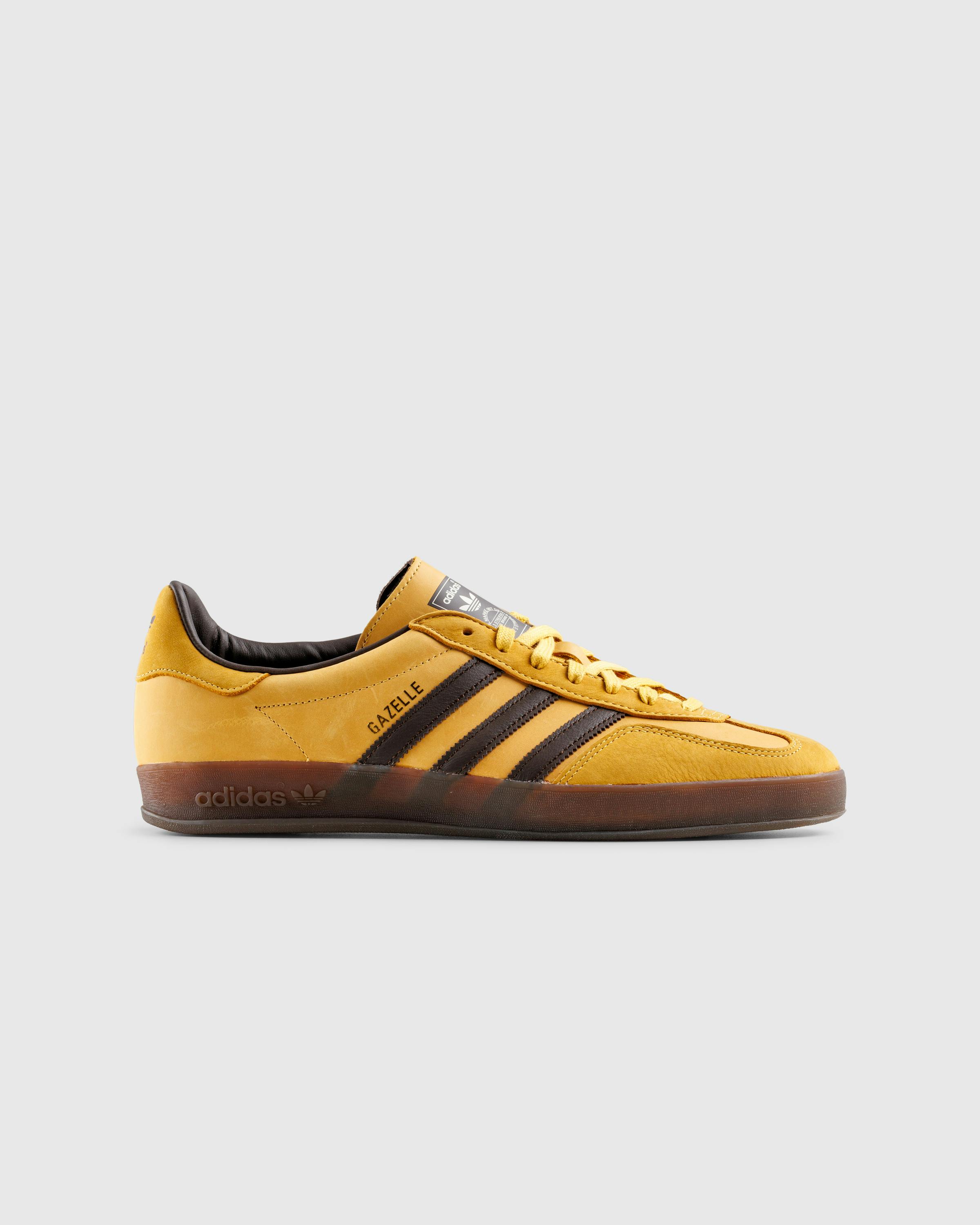 Adidas – Gazelle Indoor Oat/Dark Brown - Low Top Sneakers - Yellow - Image 1