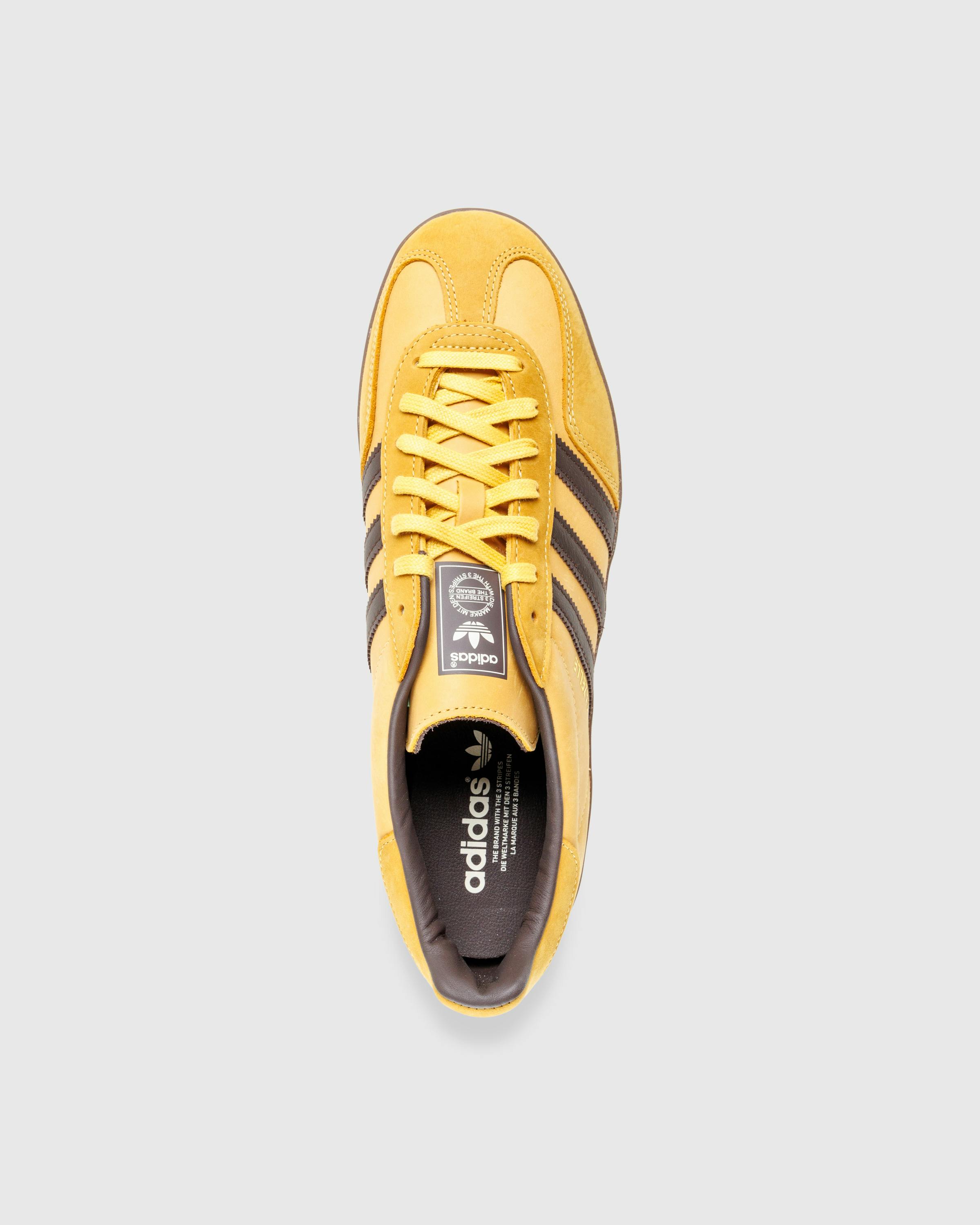 Adidas – Gazelle Indoor Oat/Dark Brown - Low Top Sneakers - Yellow - Image 4