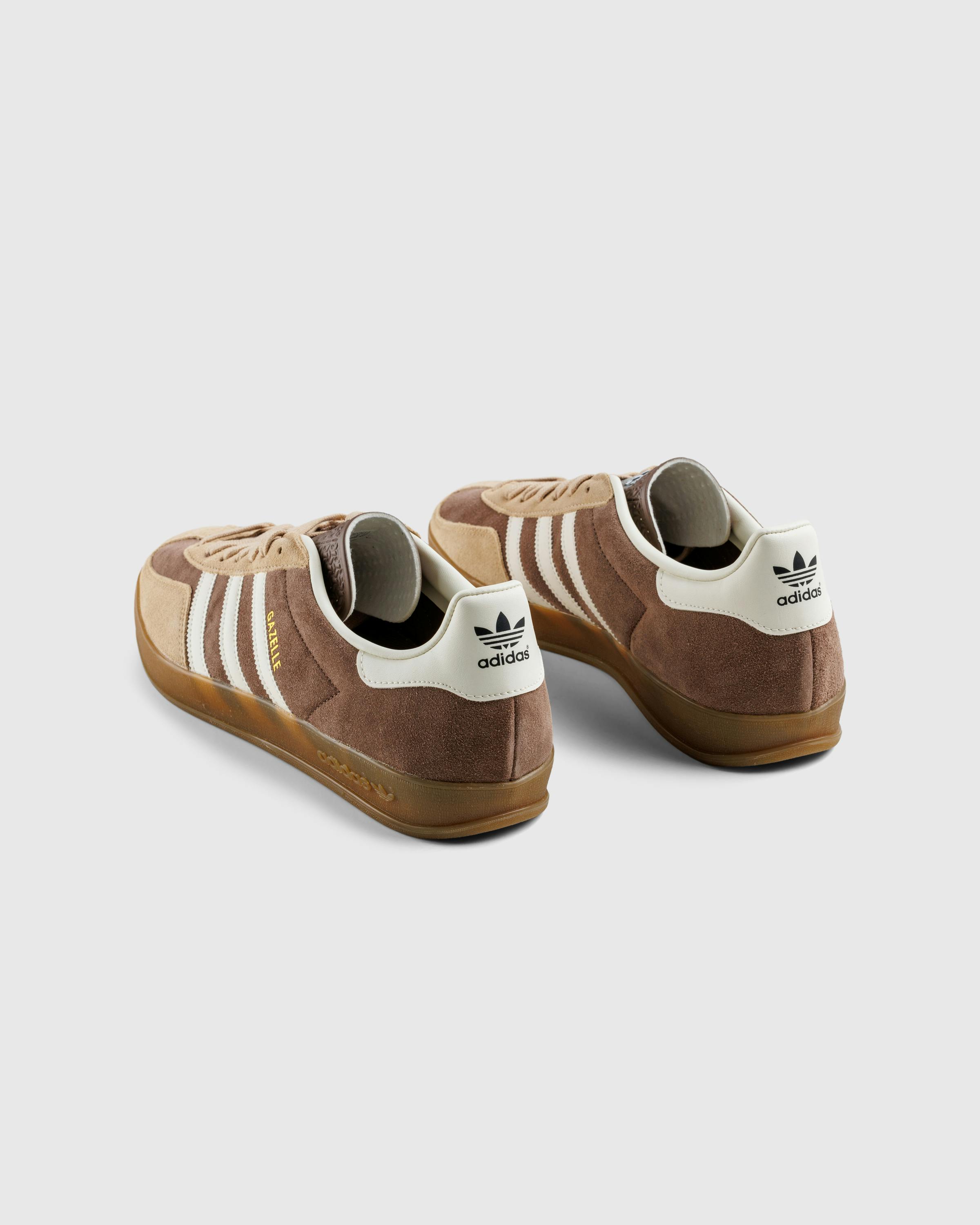 Adidas – Gazelle Indoor Magic Beige/White/Earth Strata - Low Top Sneakers - Brown - Image 5