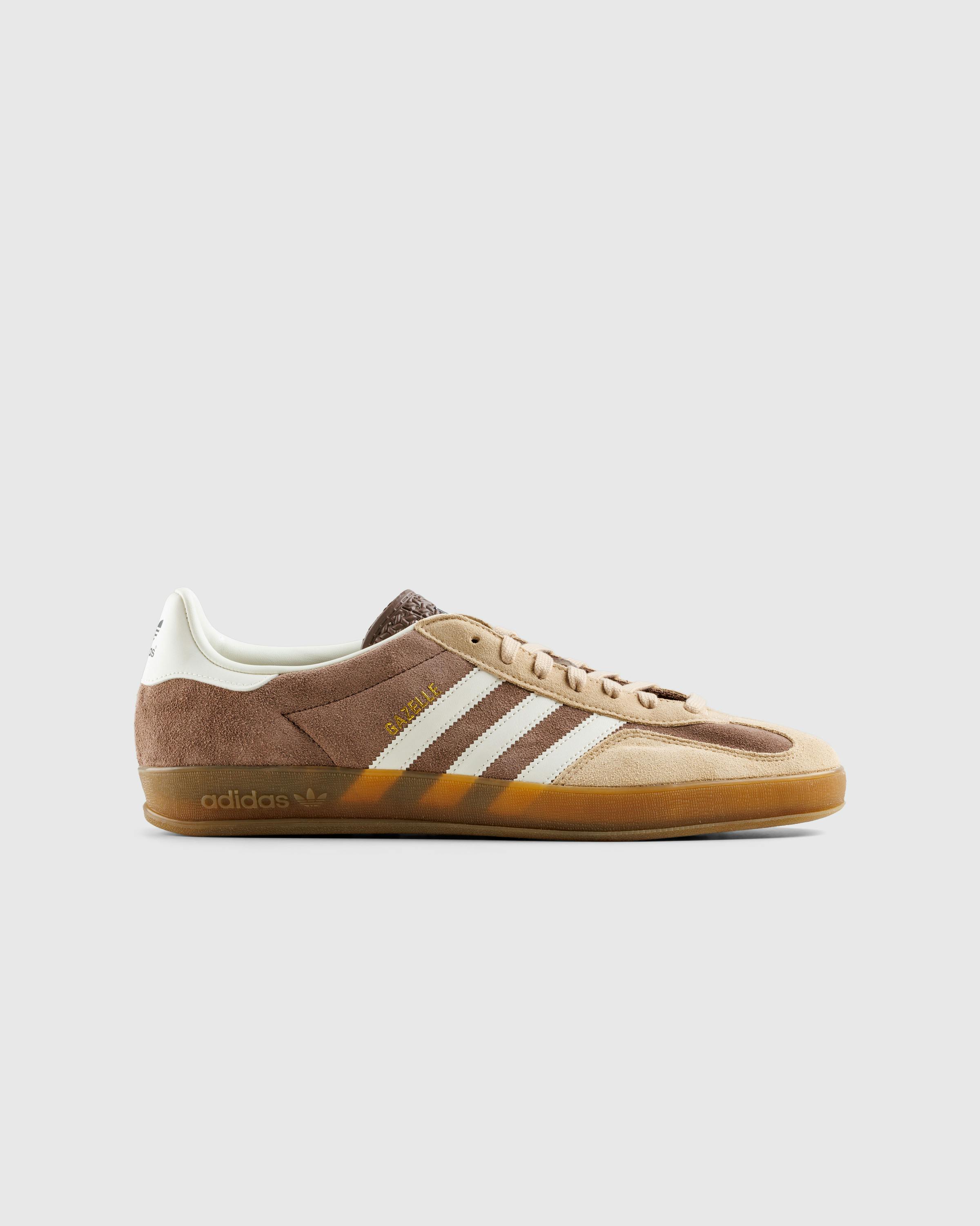 Adidas – Gazelle Indoor Magic Beige/White/Earth Strata - Low Top Sneakers - Brown - Image 1