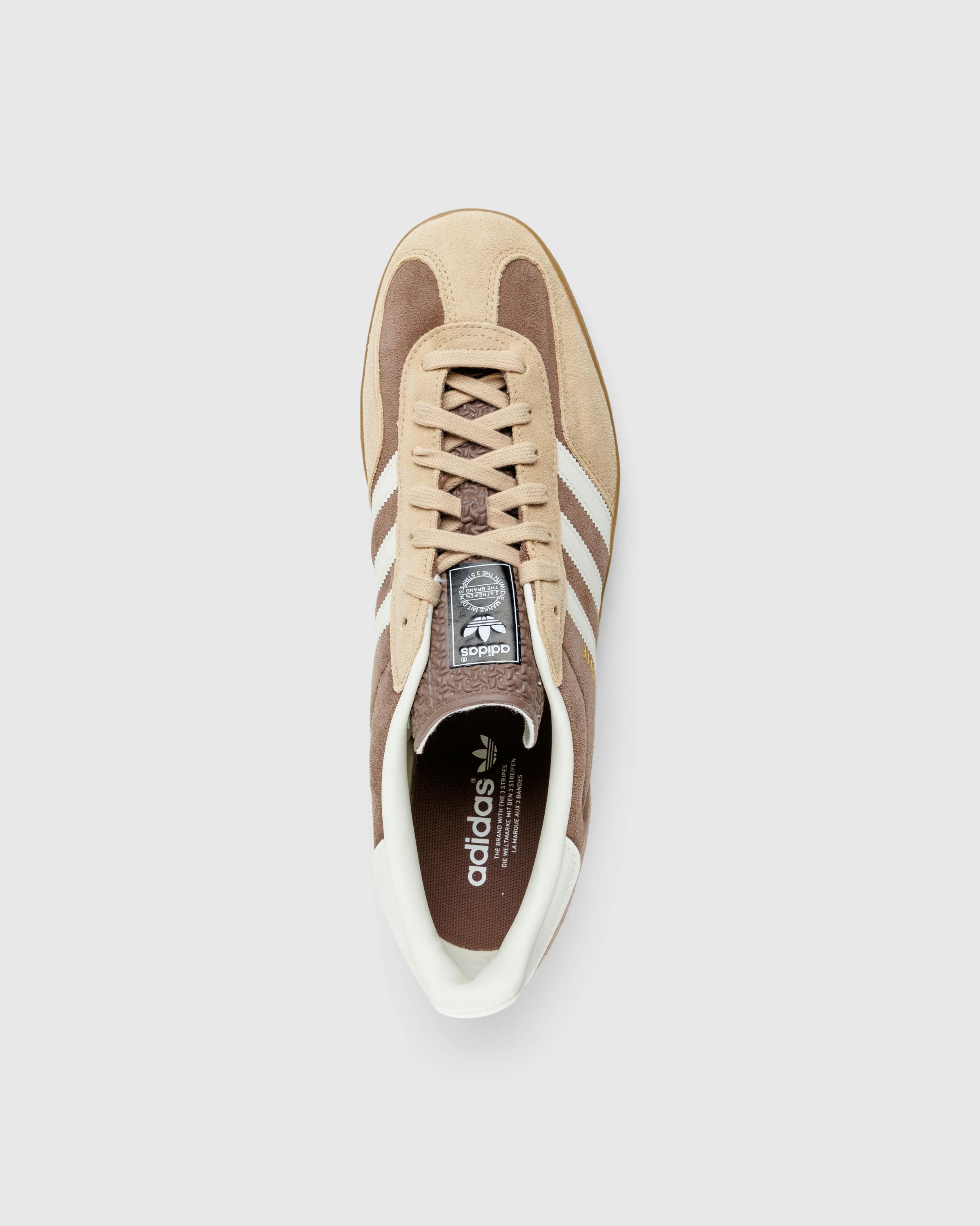 Adidas – Gazelle Indoor Magic Beige/White/Earth Strata - Low Top Sneakers - Brown - Image 4