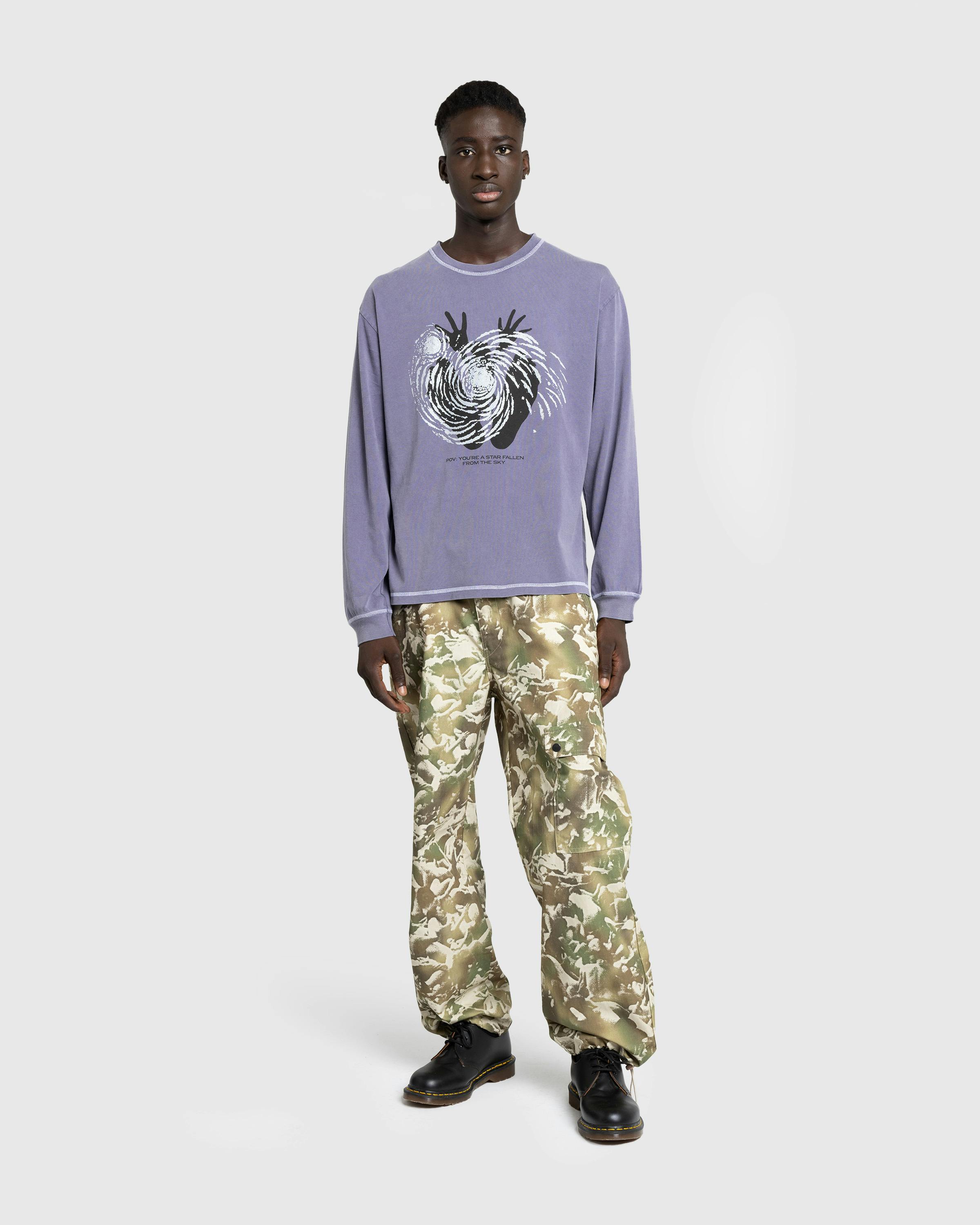 Carne Bollente – Fell From The Sky Long-Sleeve Lavender - Longsleeves - Purple - Image 3