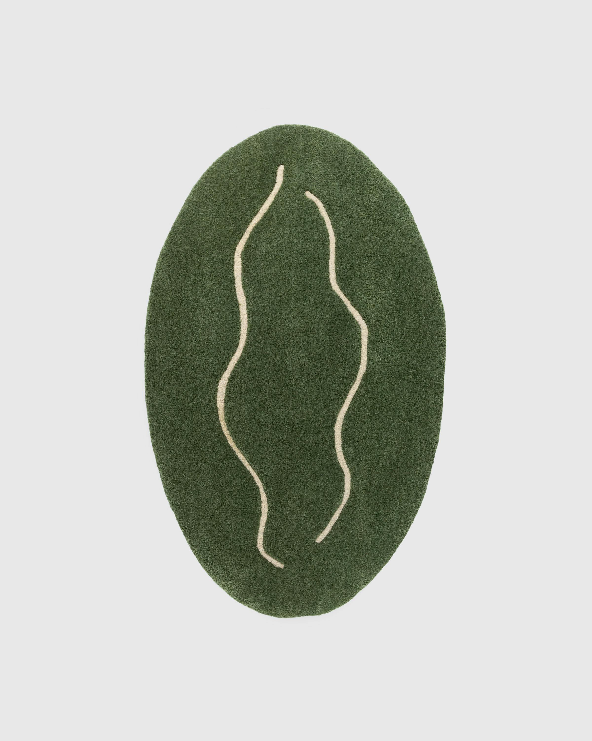 Carne Bollente – Floor Is Vulva Rug Green - Rugs - Green - Image 1