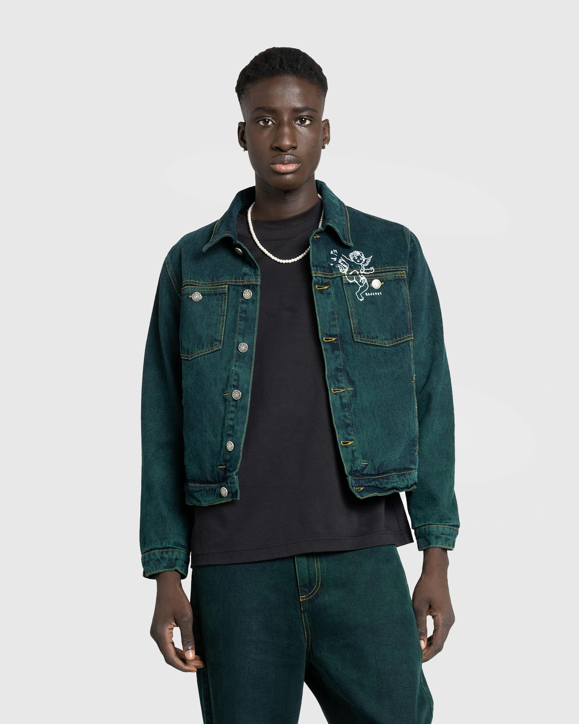 Rassvet Lined Denim Jacket Woven Green Highsnobiety Shop