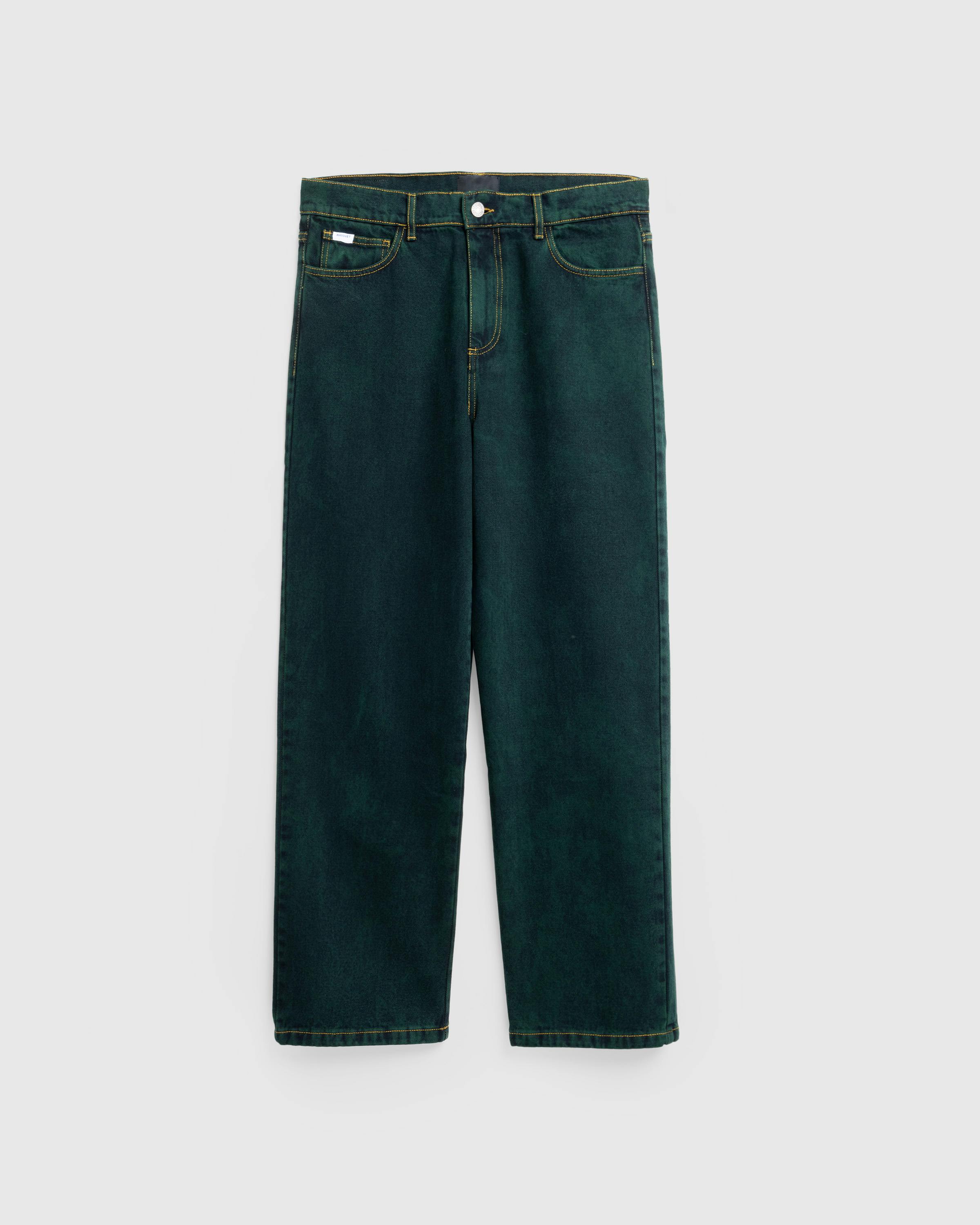 Rassvet – Classic Denim Pants Woven Green - Denim - Green - Image 1