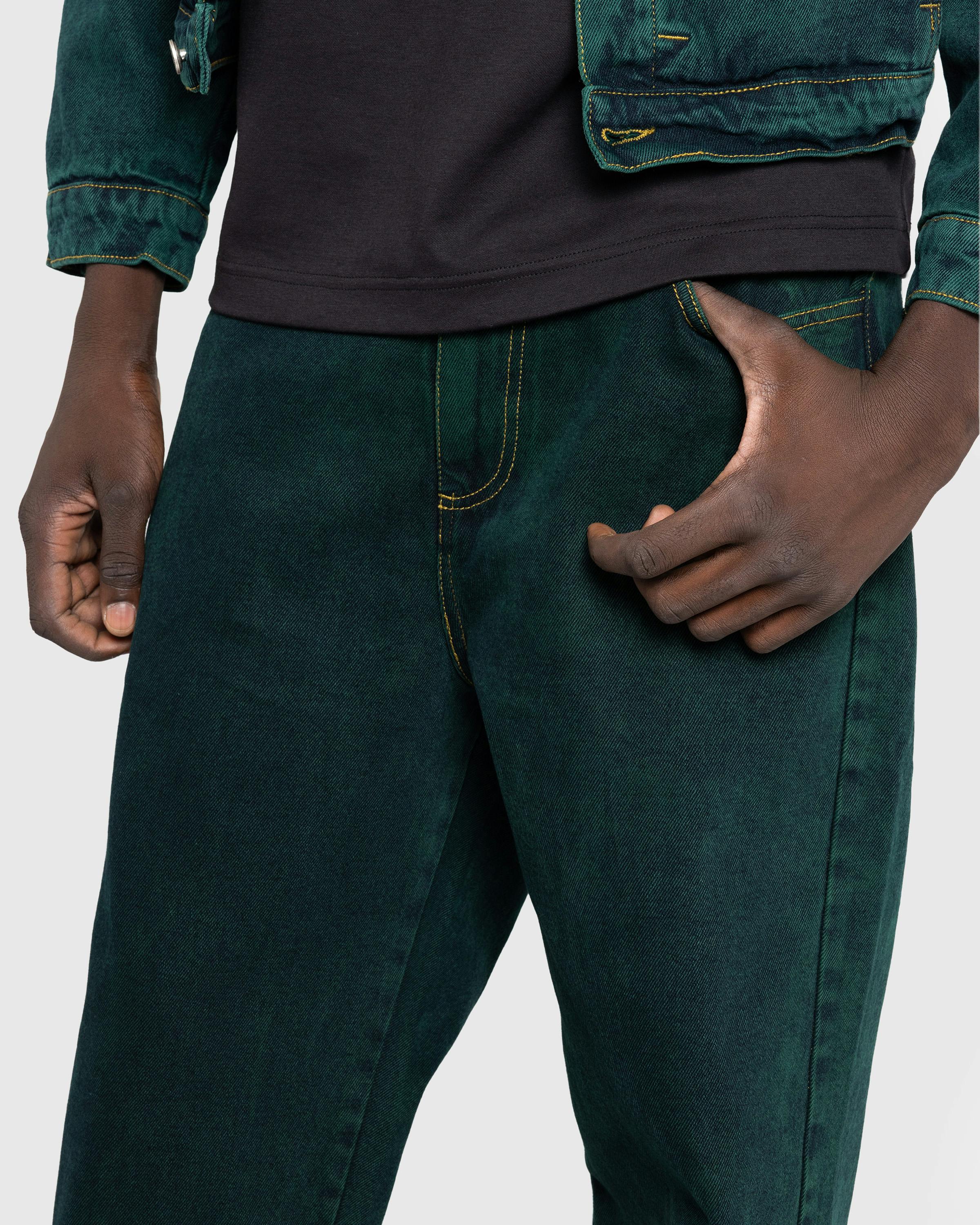 Rassvet – Classic Denim Pants Woven Green - Denim - Green - Image 4