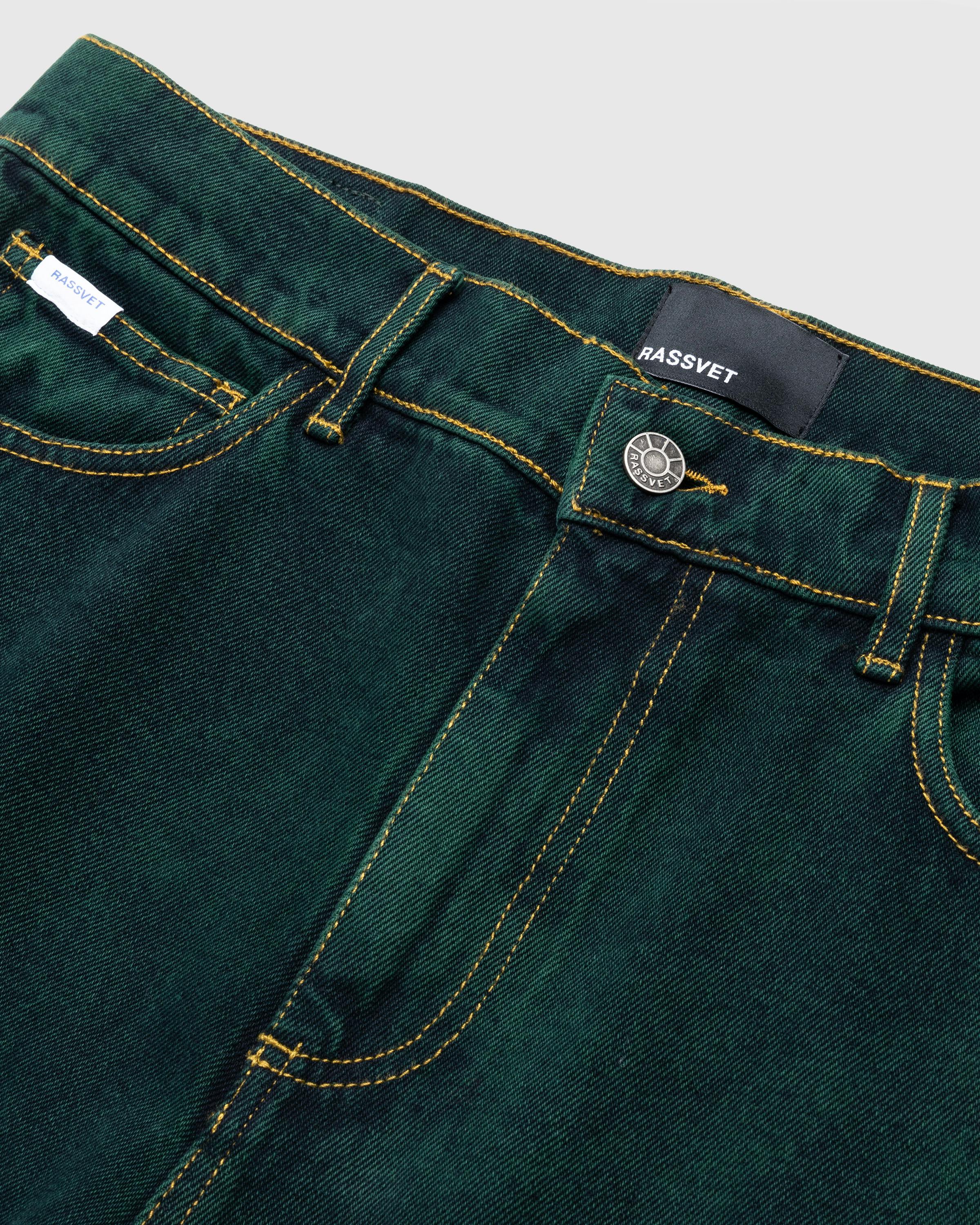 Rassvet – Classic Denim Pants Woven Green - Denim - Green - Image 7