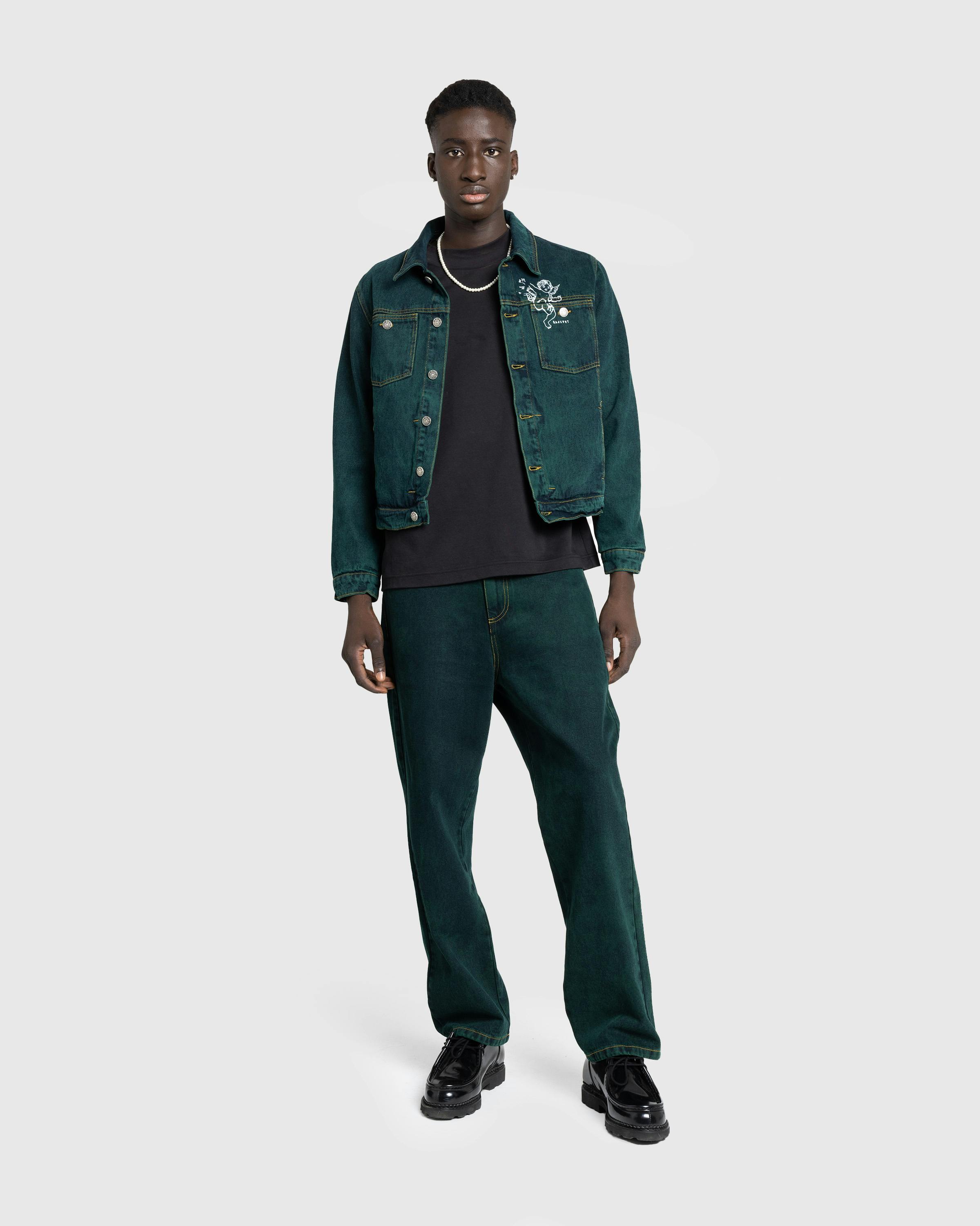 Rassvet – Classic Denim Pants Woven Green - Denim - Green - Image 3