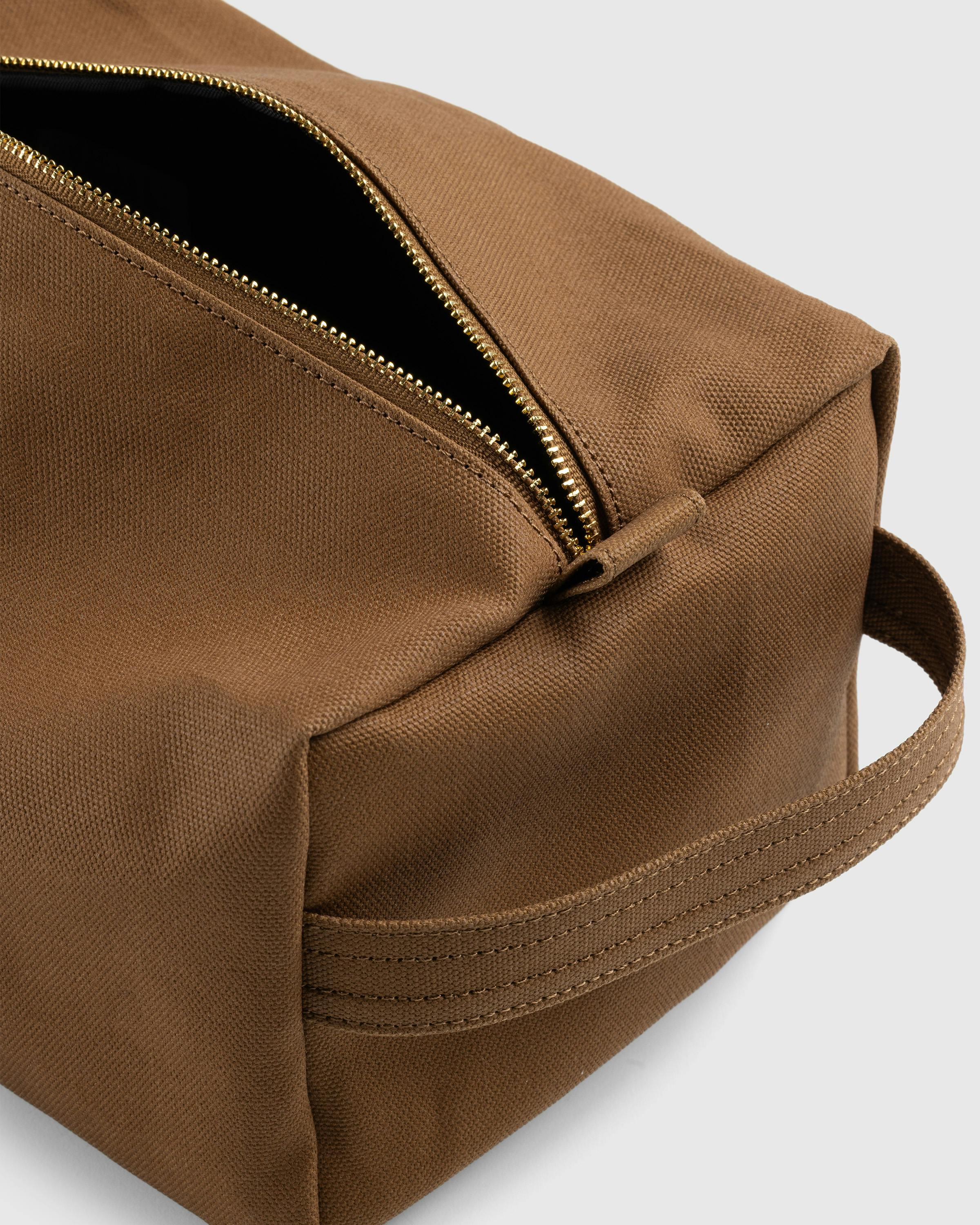 Carhartt WIP – Canvas Washbag Hamilton Brown - Bag Accessories - Brown - Image 2