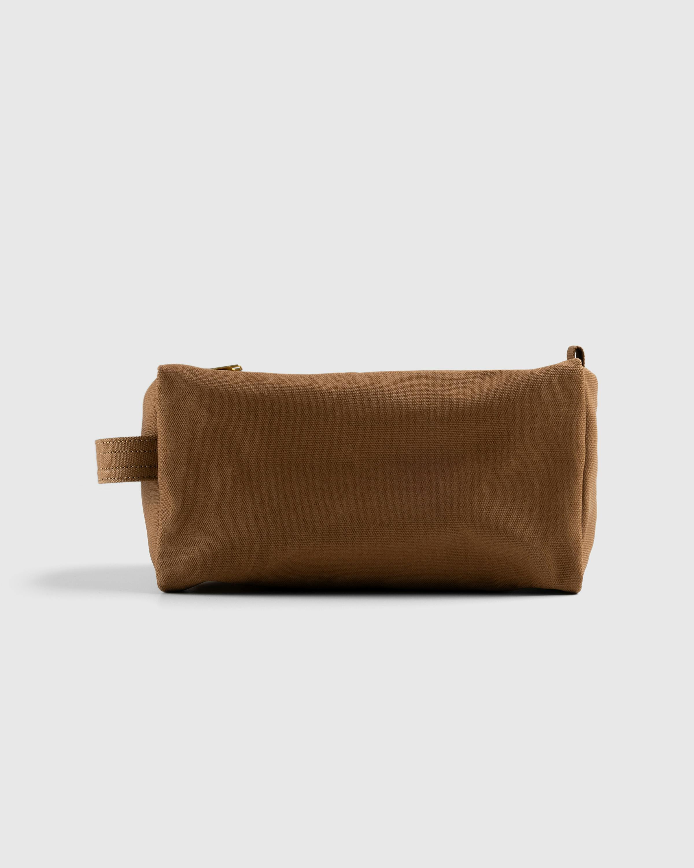 Carhartt WIP – Canvas Washbag Hamilton Brown - Bag Accessories - Brown - Image 5