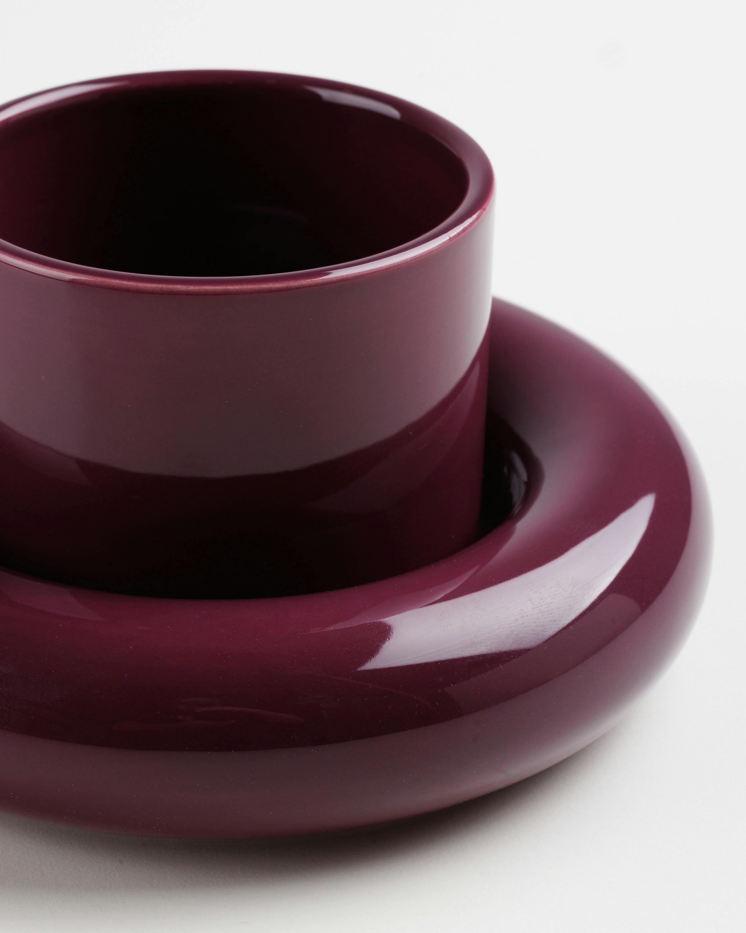 Gustaf Westman – Chunky Cup Purple - Mugs - Purple - Image 4