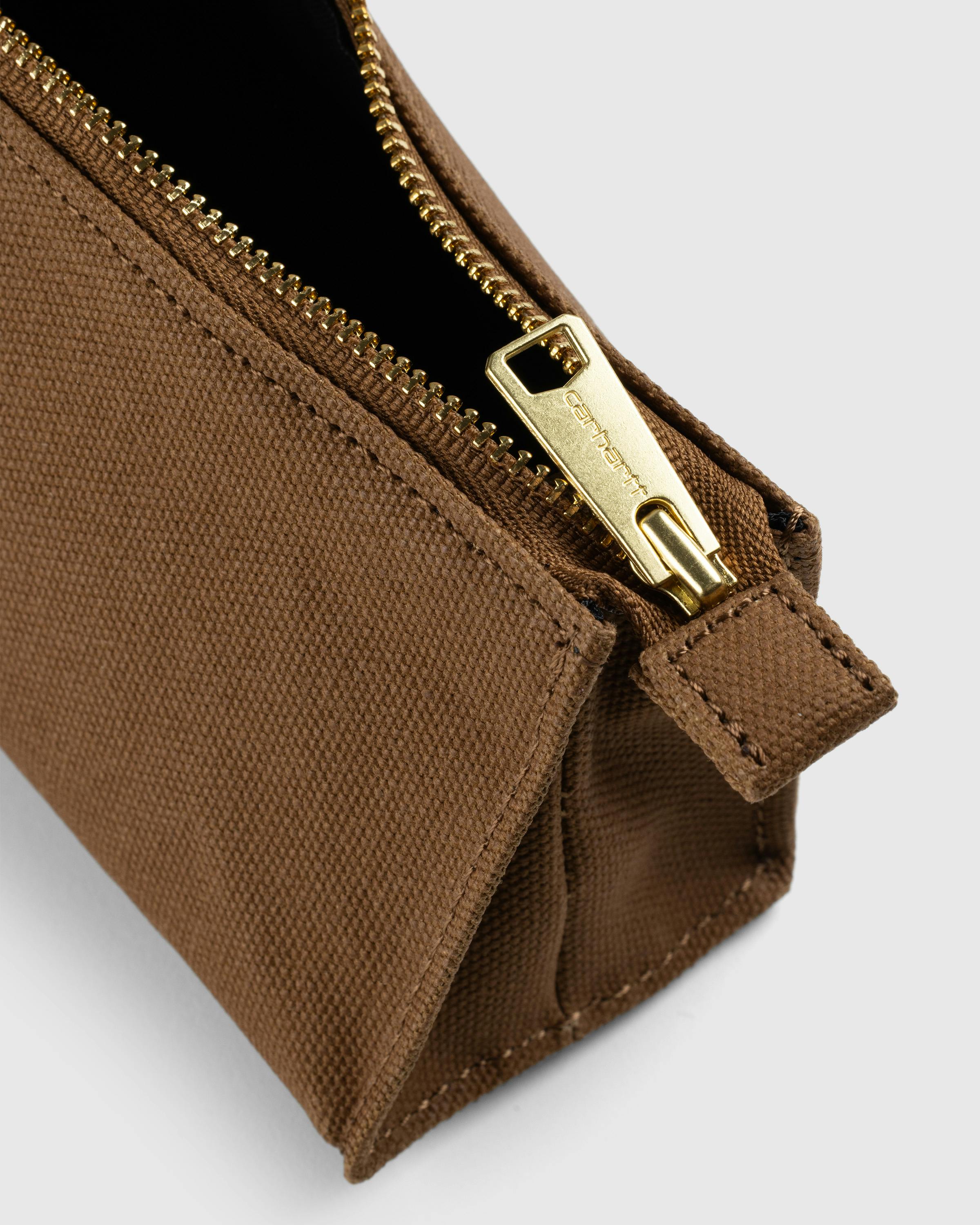 Carhartt WIP – Canvas Pencil Case - Pens - Brown - Image 2