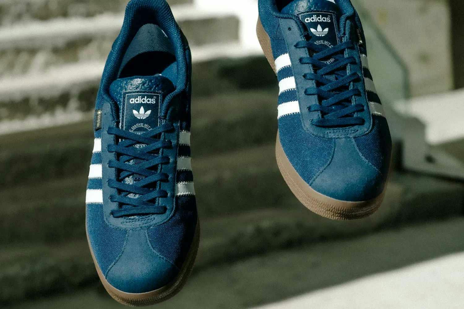 adidas gazelle gore tex sneaker in blue