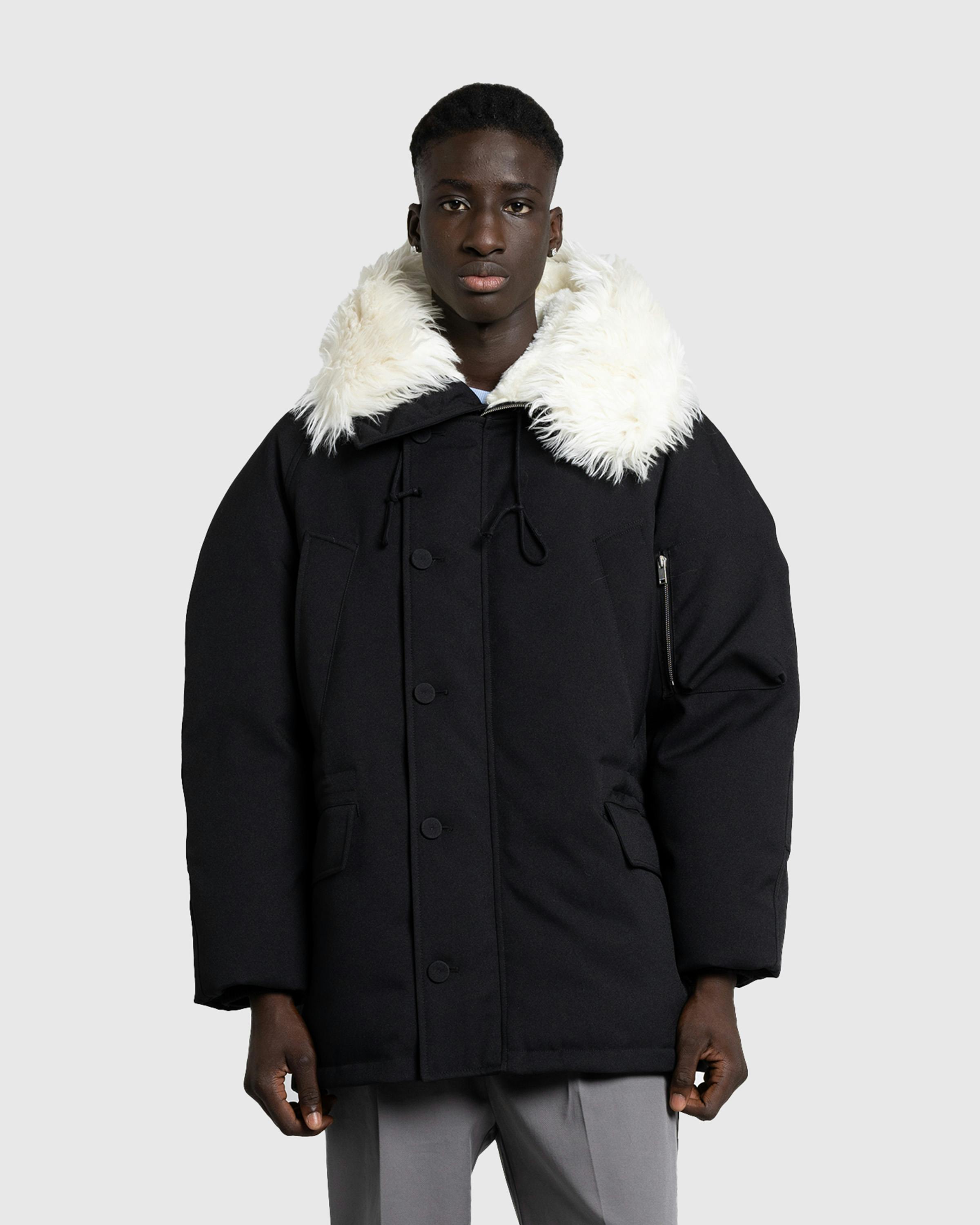 Jil Sander – Down Sport Coat Black - Trench Coats - Black - Image 2