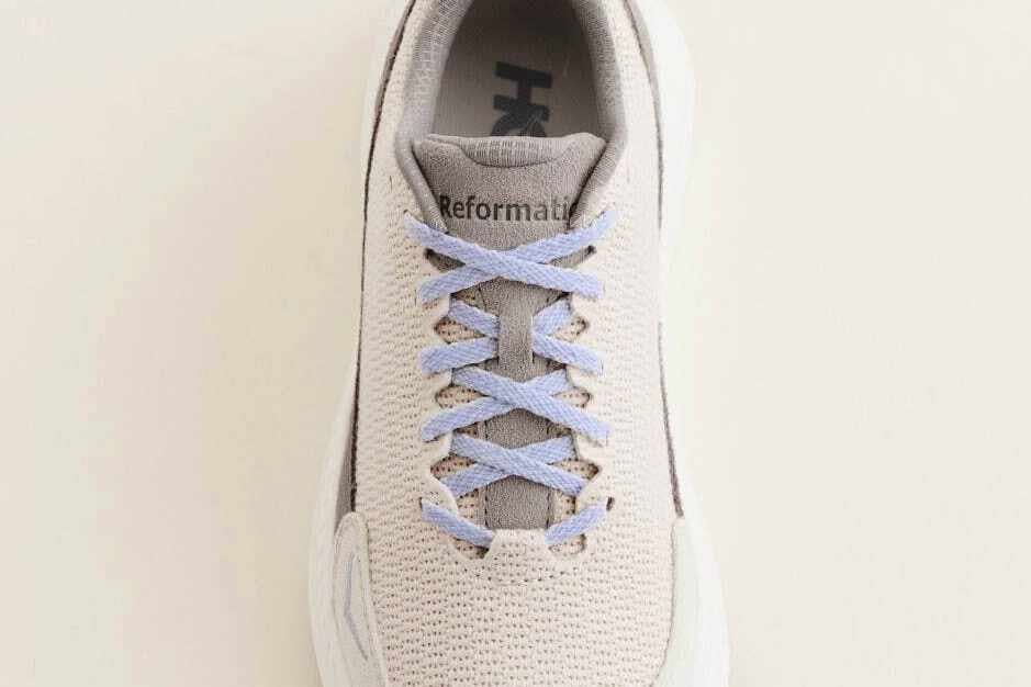 reformation hoka mach 6 sneaker in beige