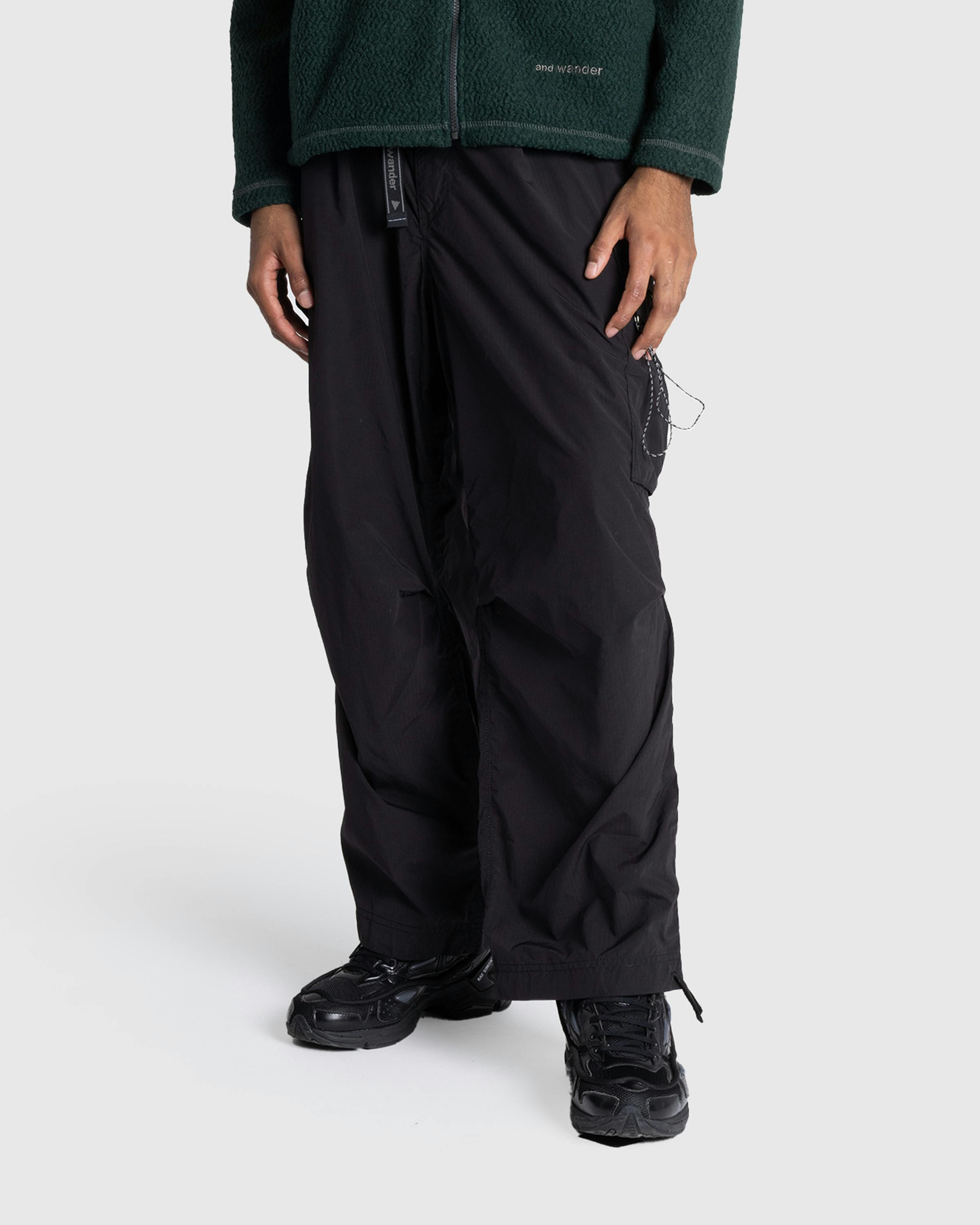 And Wander – Oversized Cargo Pants Black - Cargo Pants - Black - Image 2