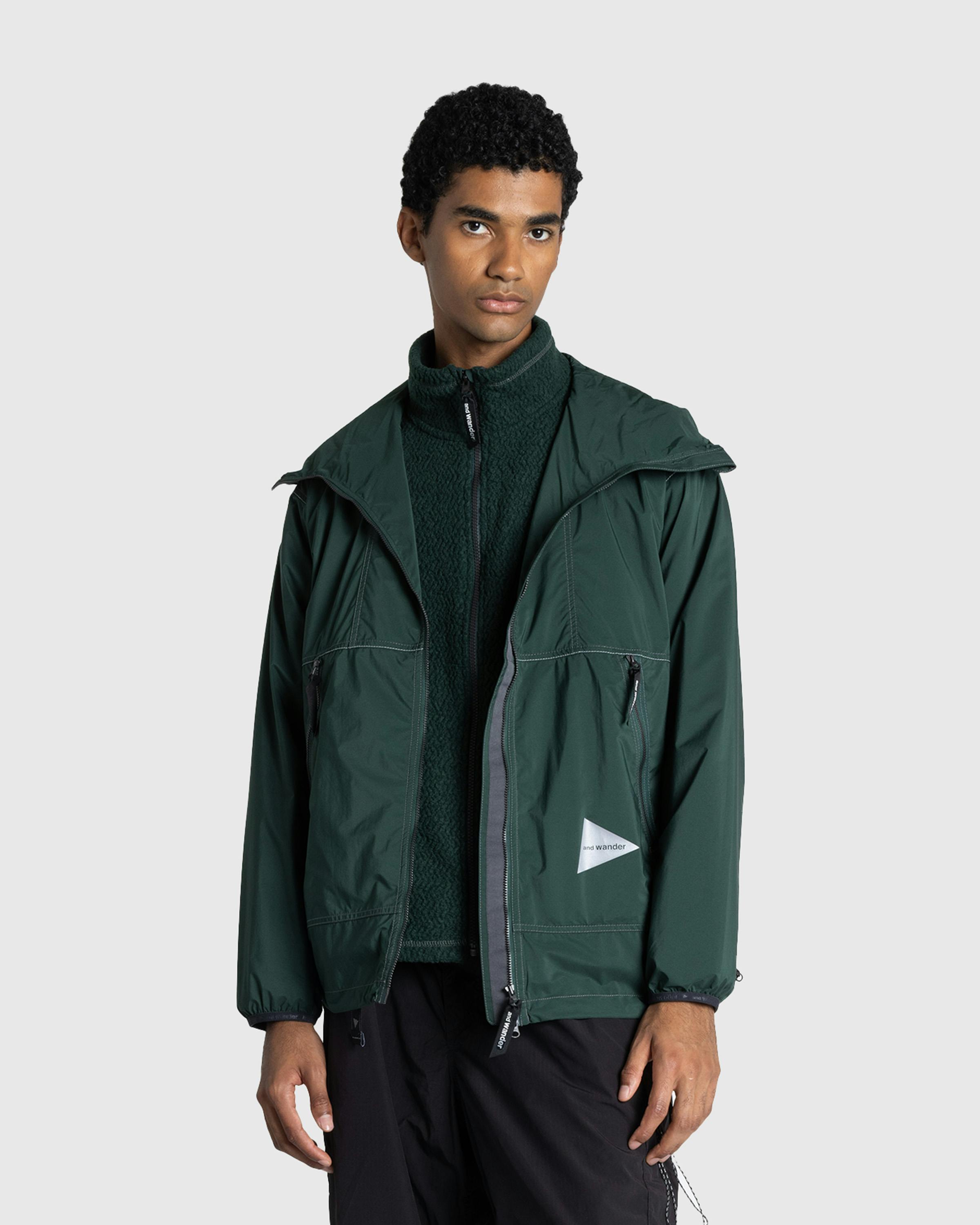 And Wander – Pertex Wind Jacket Green - Windbreakers - Green - Image 2