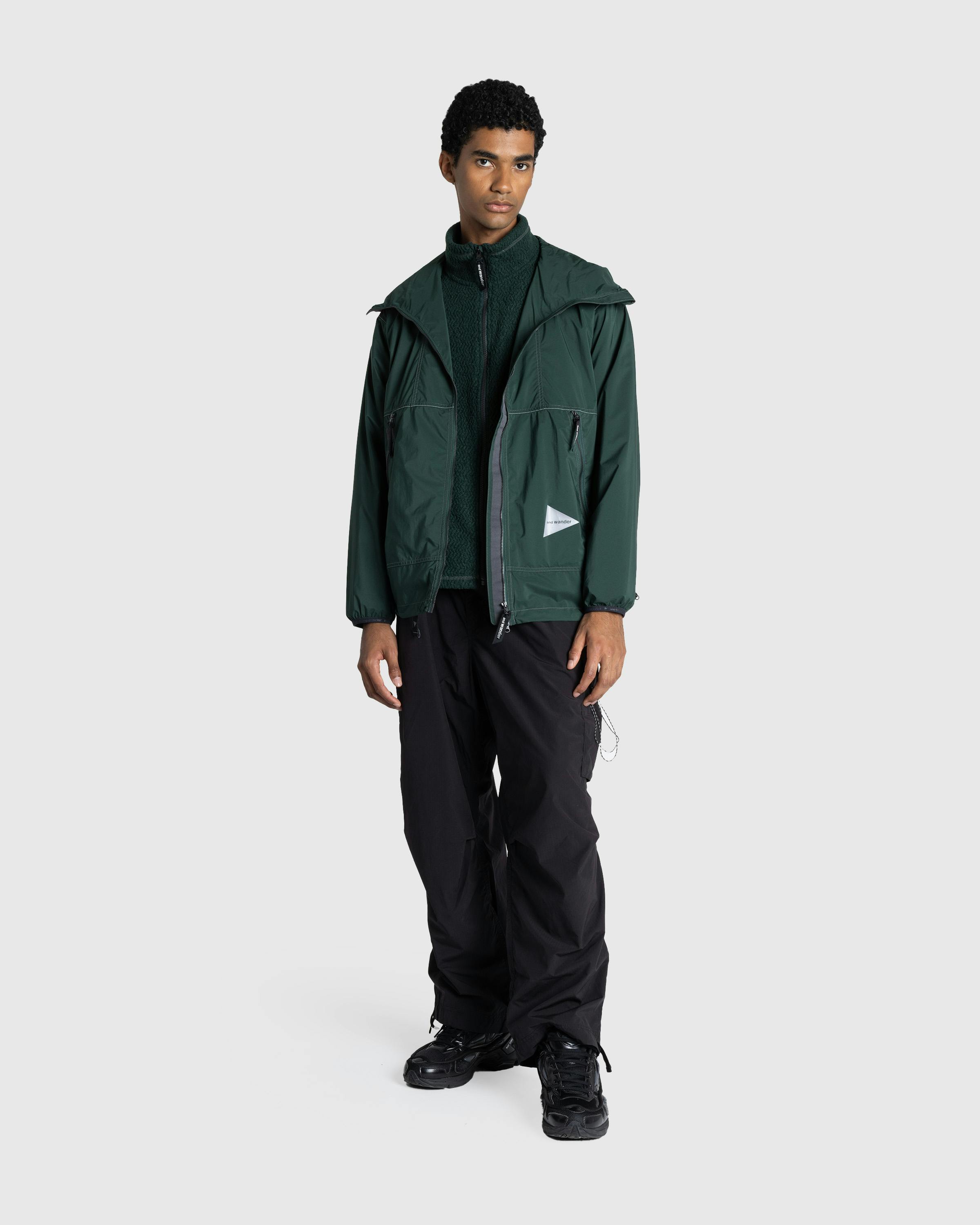 And Wander – Pertex Wind Jacket Green - Windbreakers - Green - Image 3