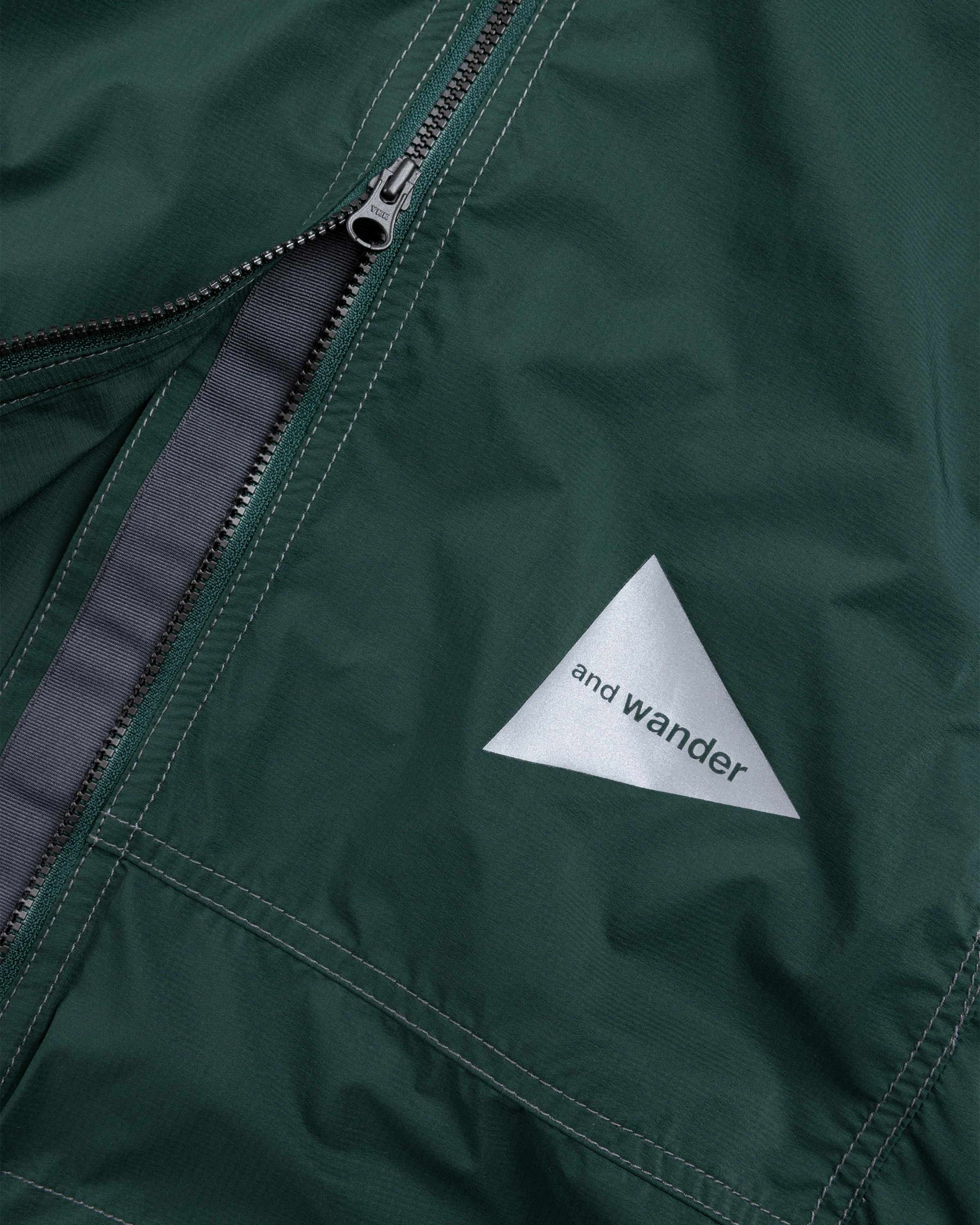 And Wander – Pertex Wind Jacket Green - Windbreakers - Green - Image 7