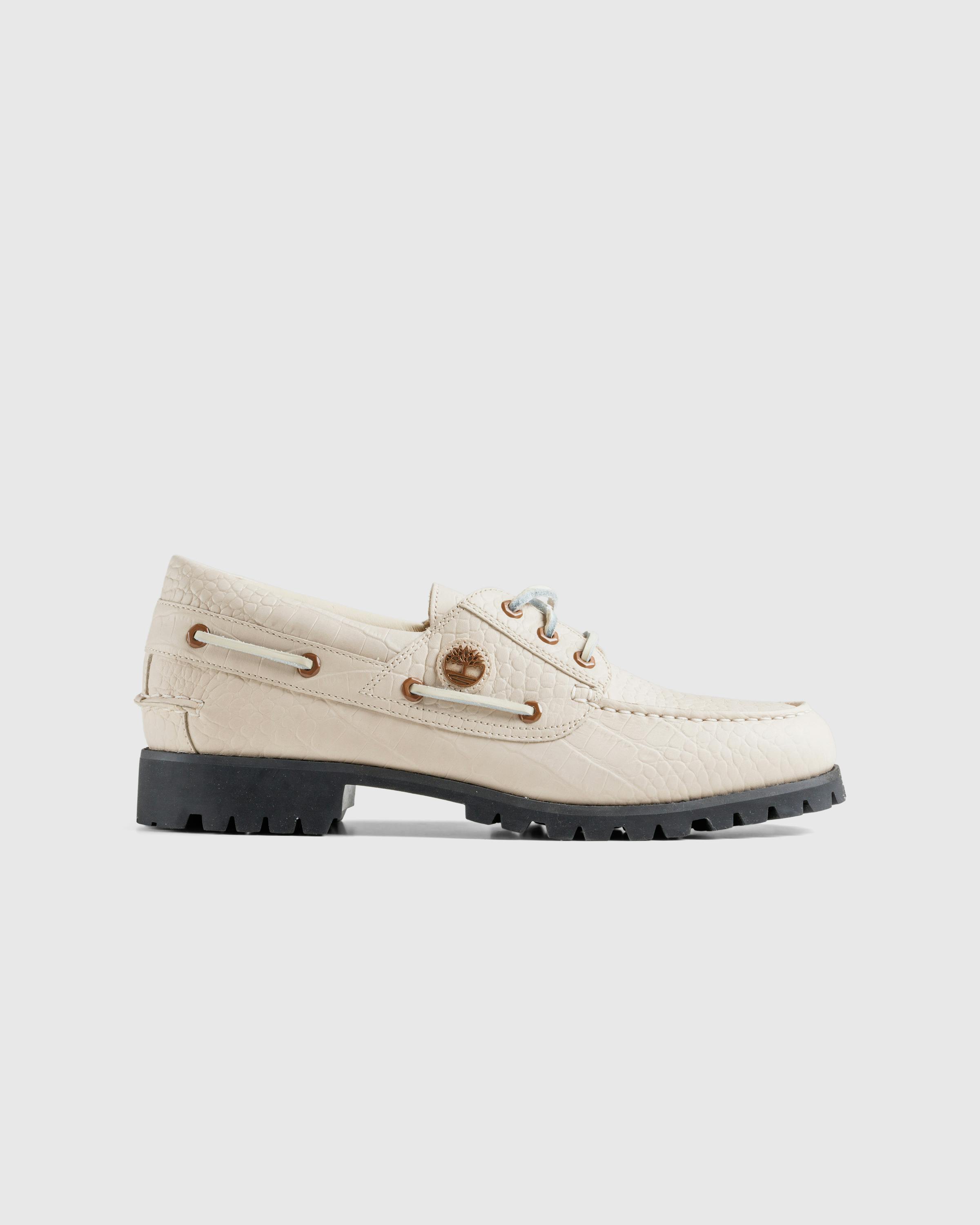 Timberland – Vibram Boat Shoe Light Beige Full Grain - Boat Shoes & Moccasins - Beige - Image 1